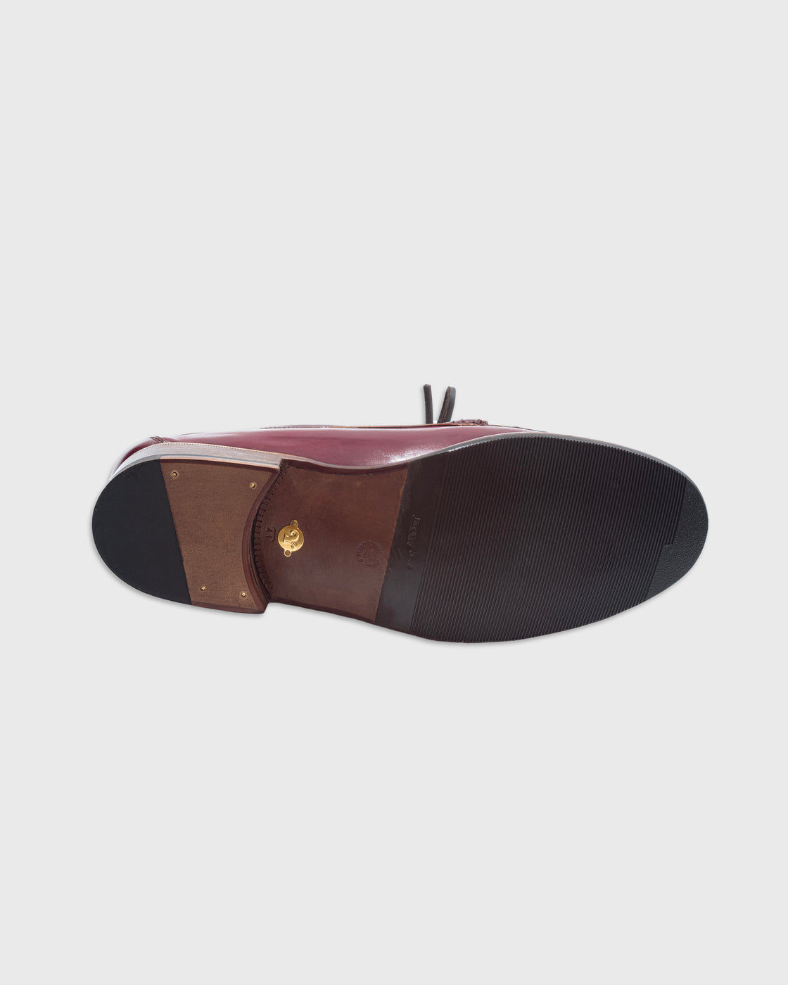 Le Yucca's Cordovan Moccasins, Dark Burgundy