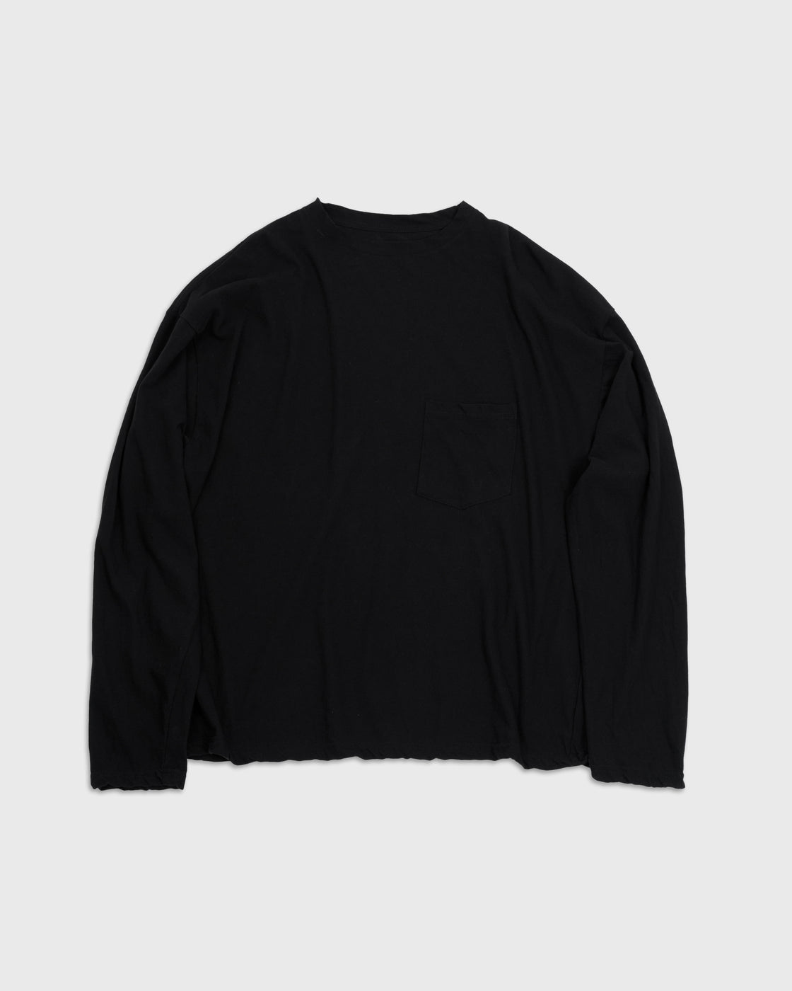 1027 25SS Cutsew Long Sleeve, Black
