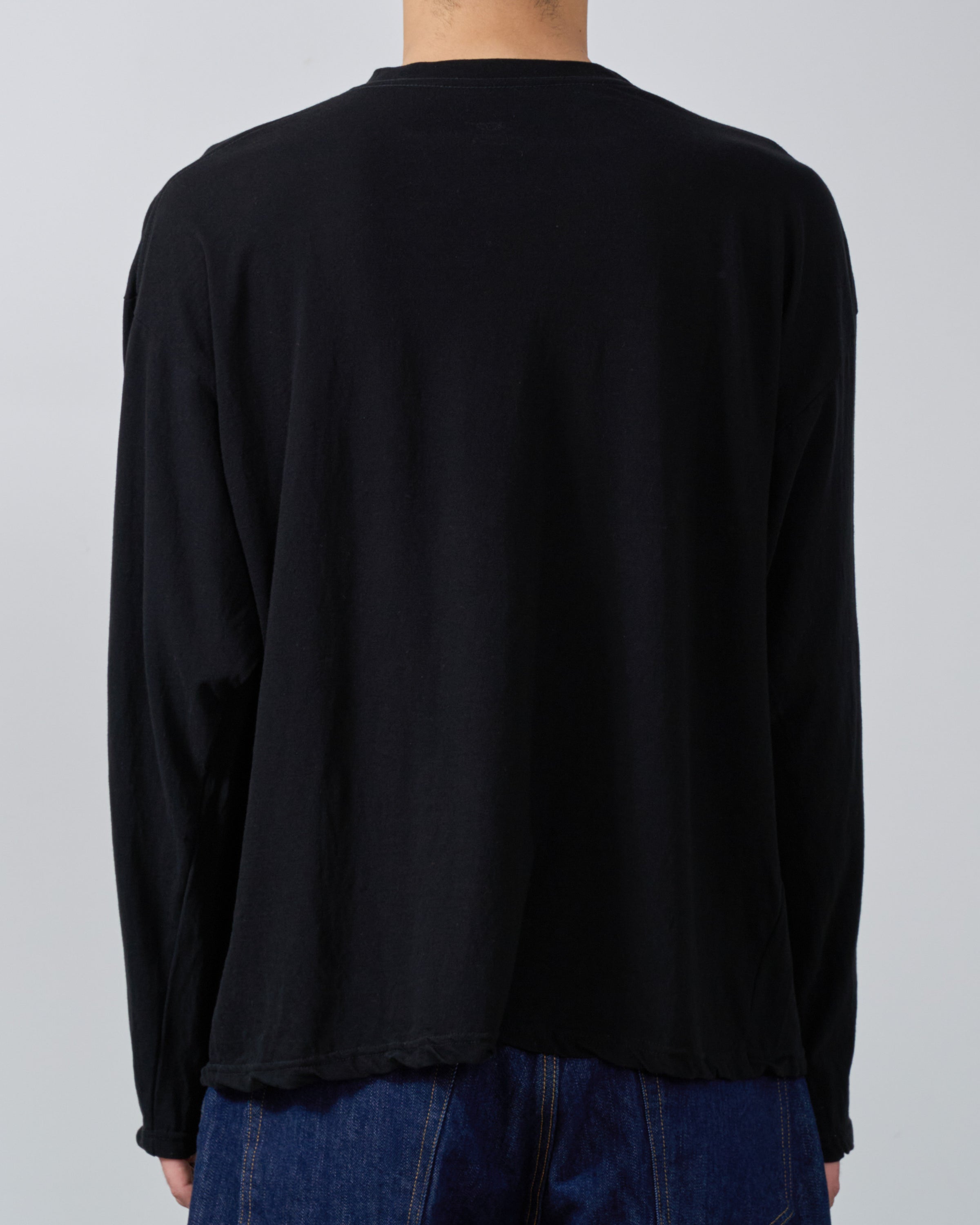 1027 25SS Cutsew Long Sleeve, Black