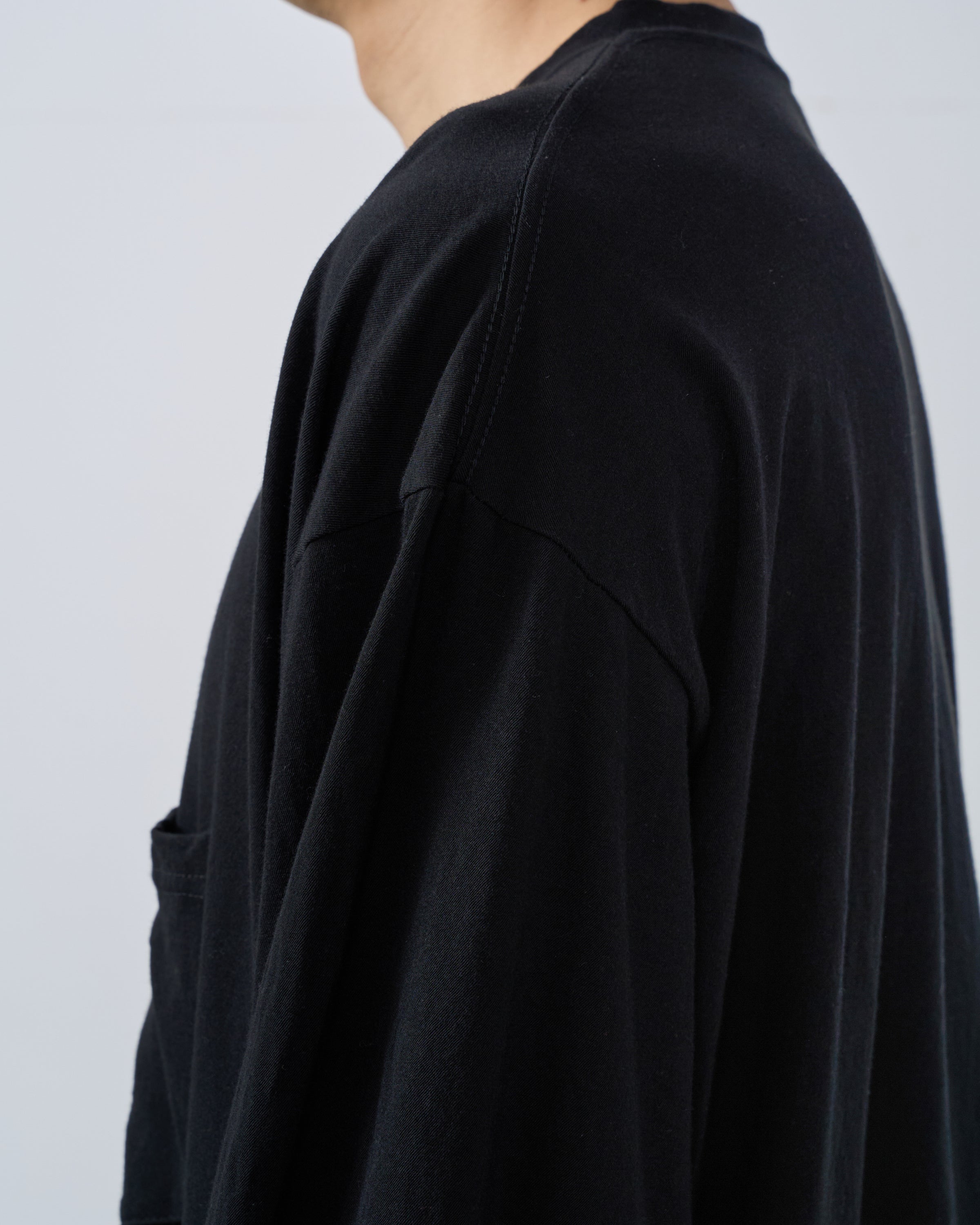 1027 25SS Cutsew Long Sleeve, Black