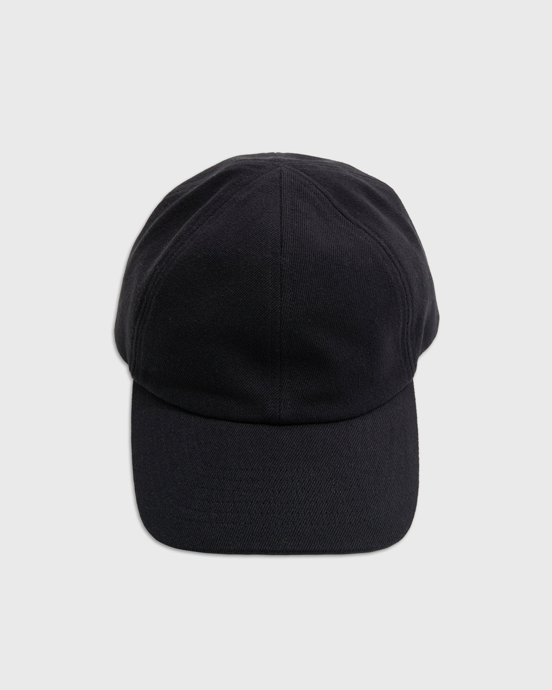 MATURE HA.MIL Cotton/Wool Trainer Cap, Black