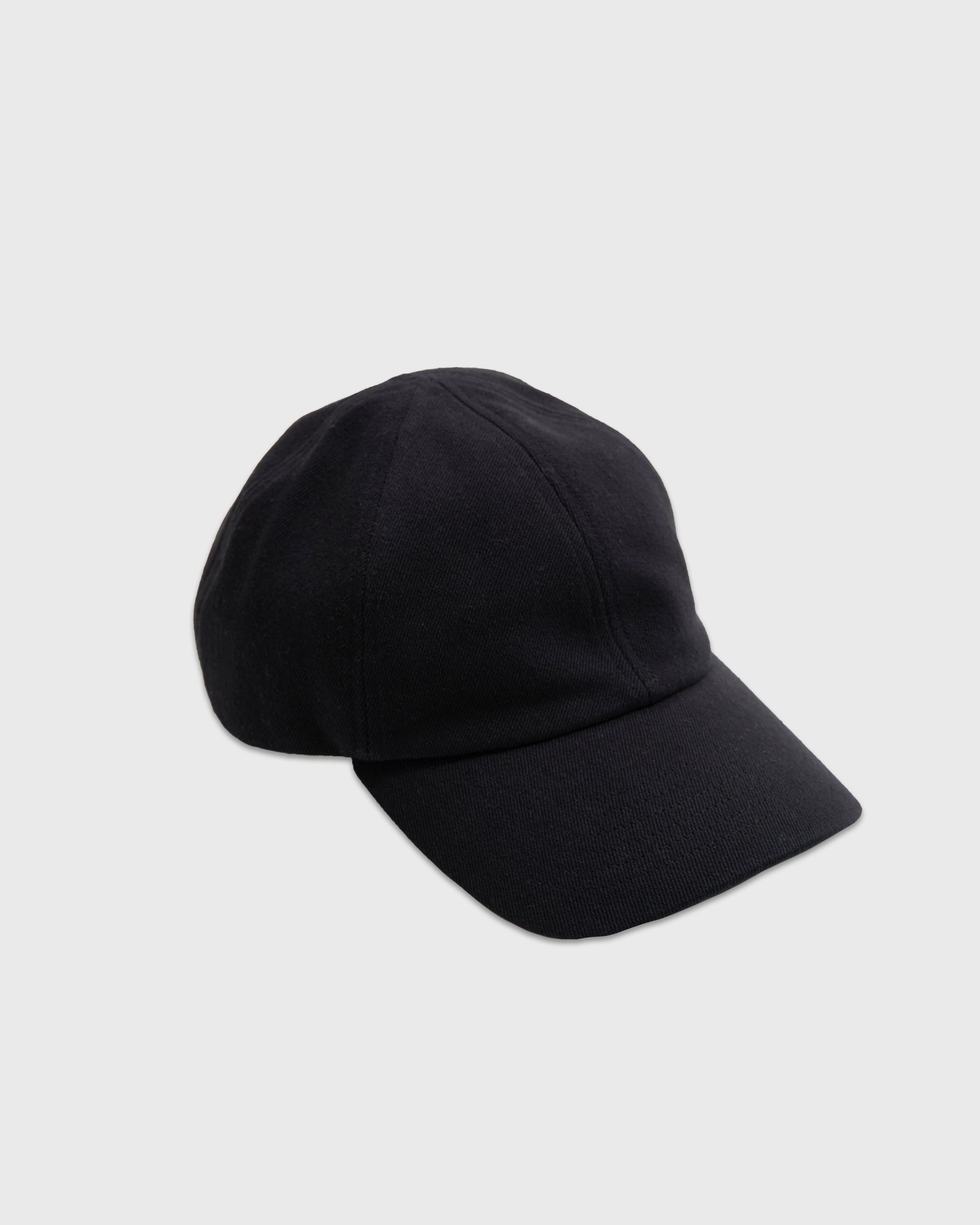 MATURE HA.MIL Cotton/Wool Trainer Cap, Black