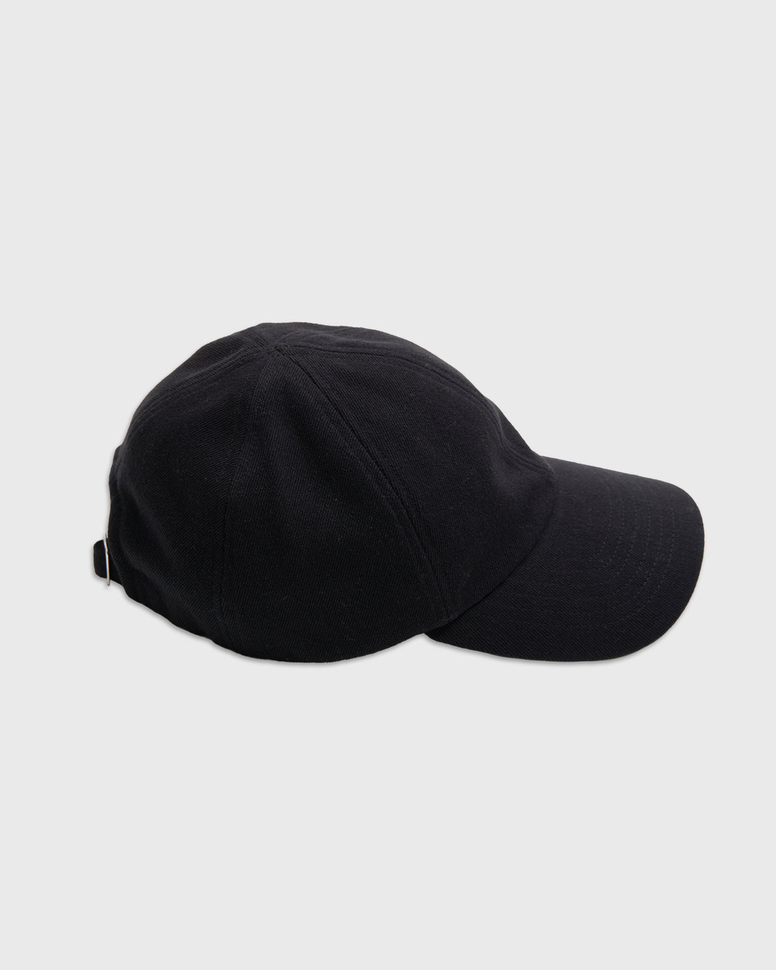 MATURE HA.MIL Cotton/Wool Trainer Cap, Black