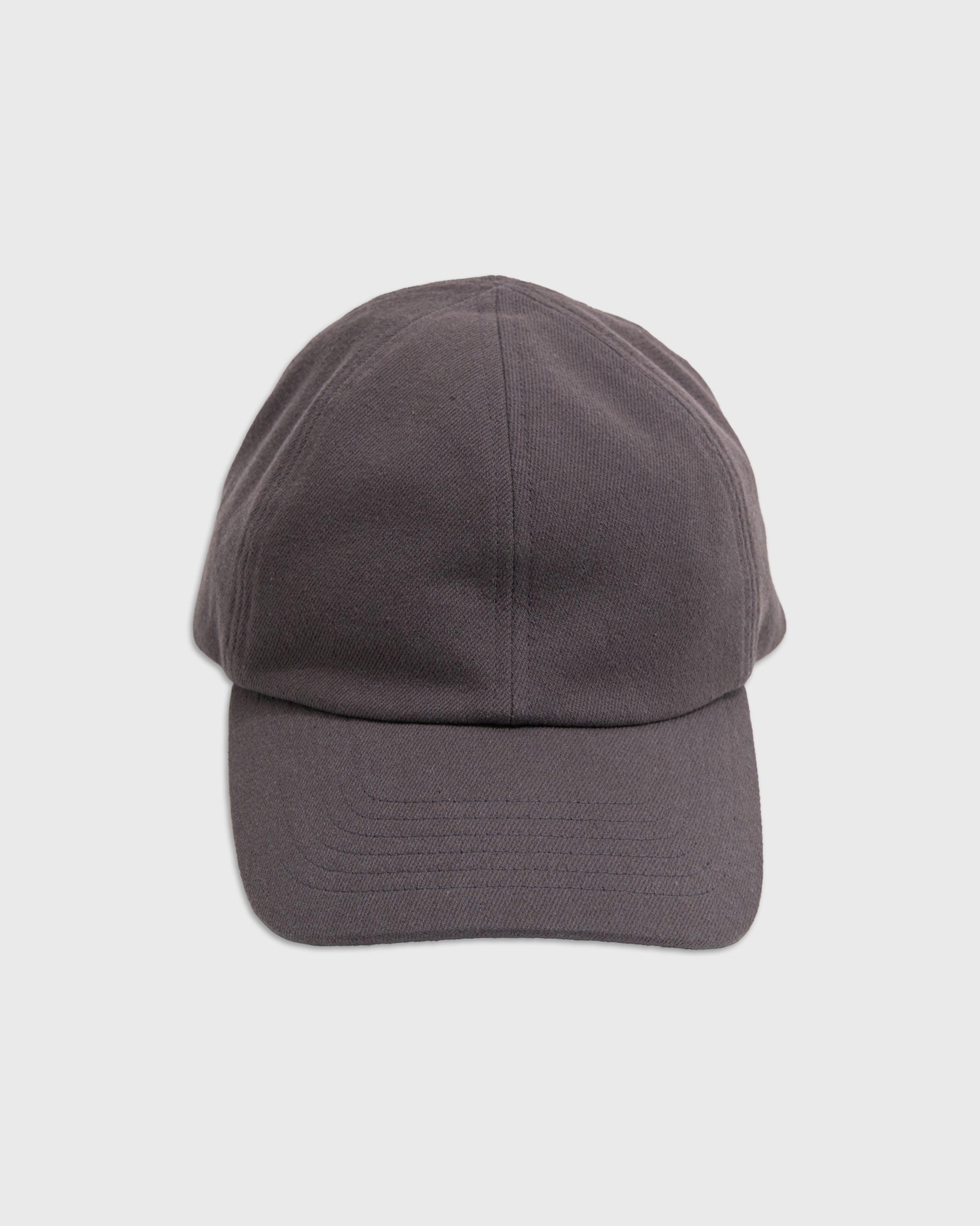 MATURE HA.MIL Cotton/Wool Trainer Cap, Grey