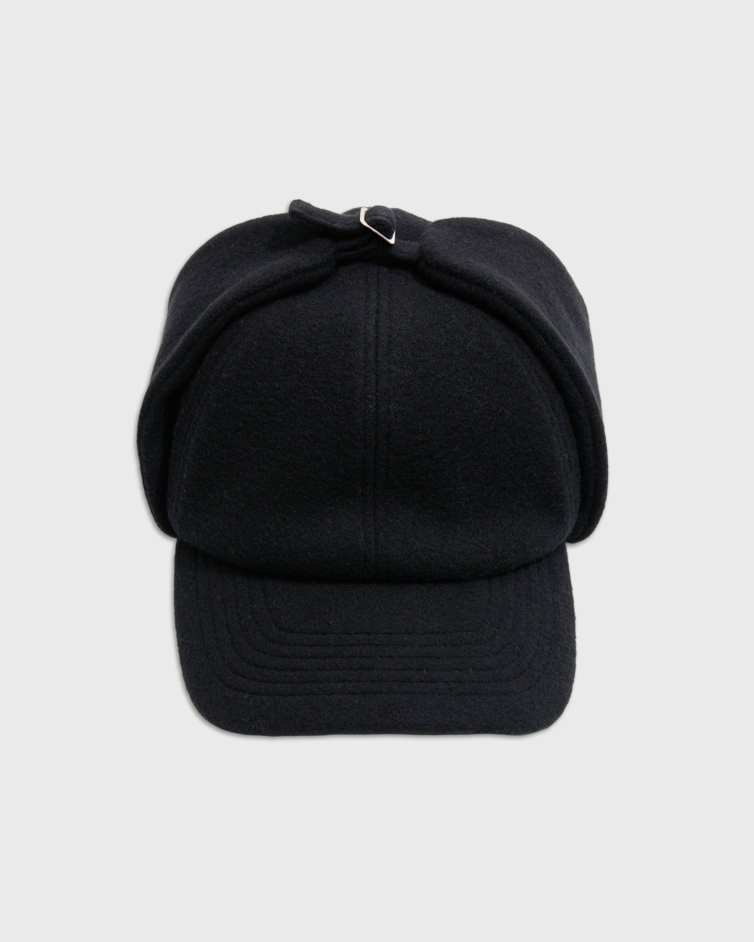 MATURE HA._MIL Trainer Cap Ear Flap, Black