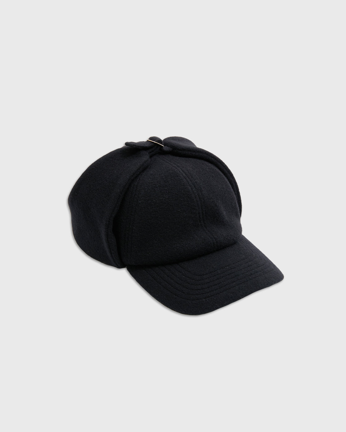 MATURE HA._MIL Trainer Cap Ear Flap, Black