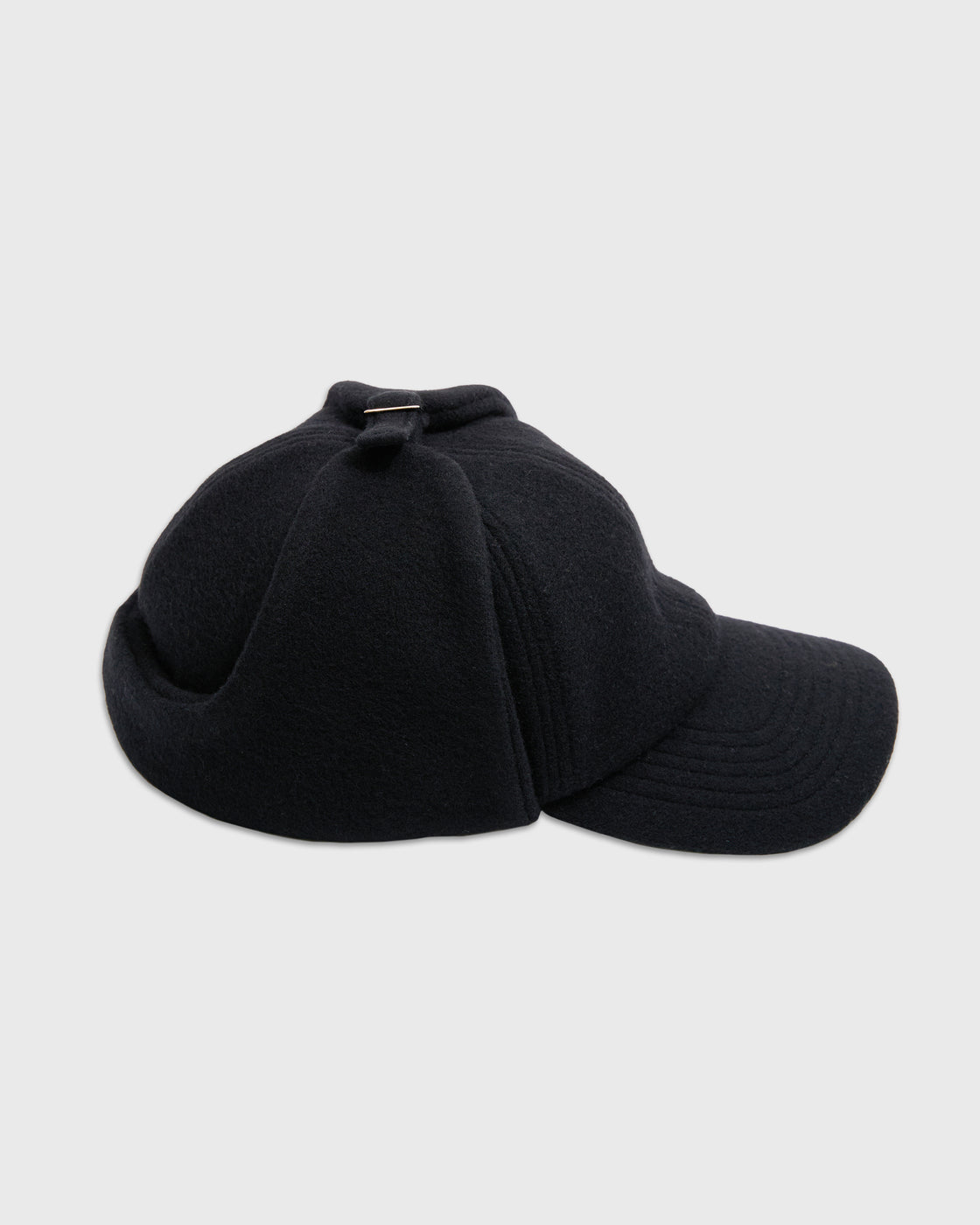 MATURE HA._MIL Trainer Cap Ear Flap, Black