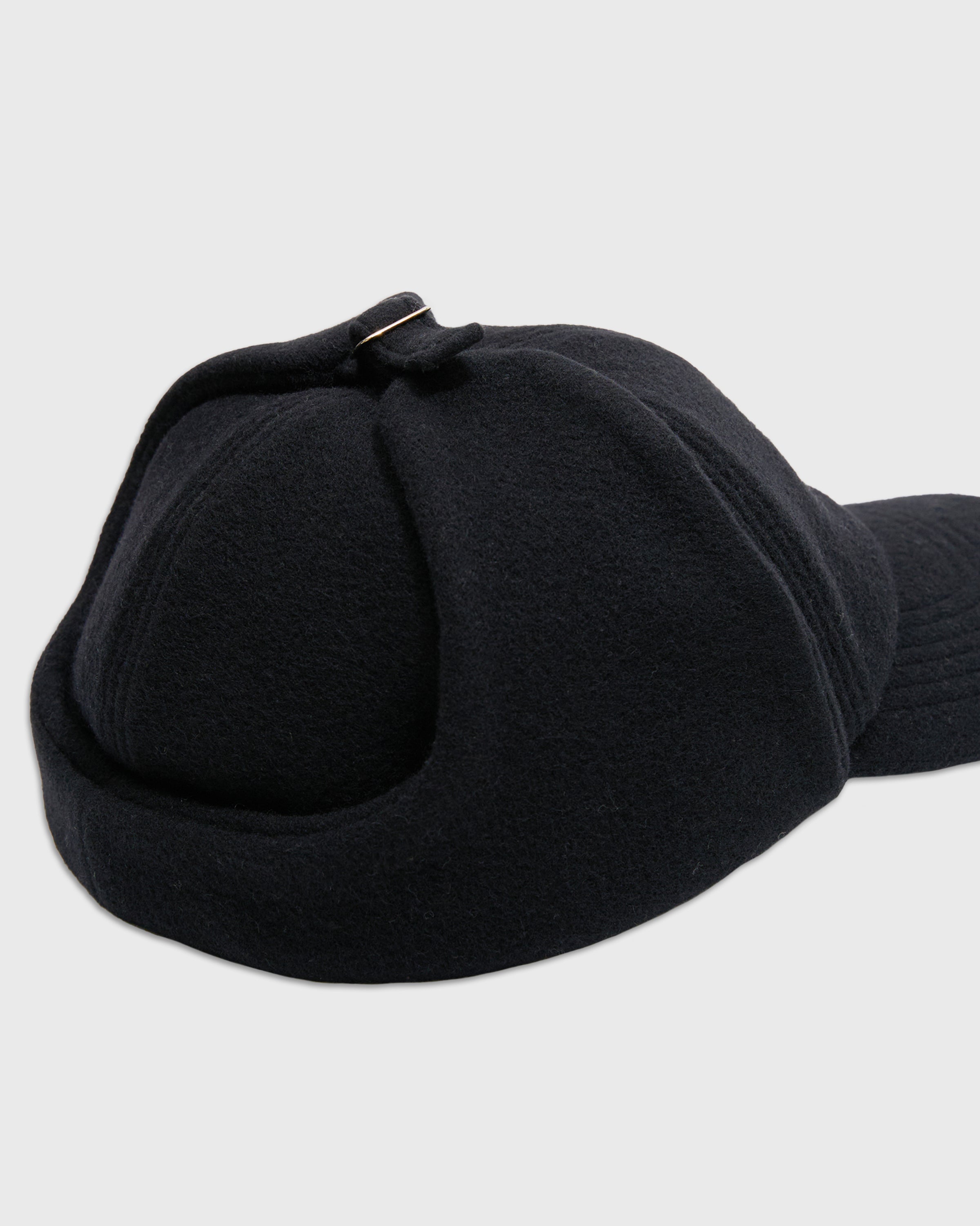 MATURE HA._MIL Trainer Cap Ear Flap, Black