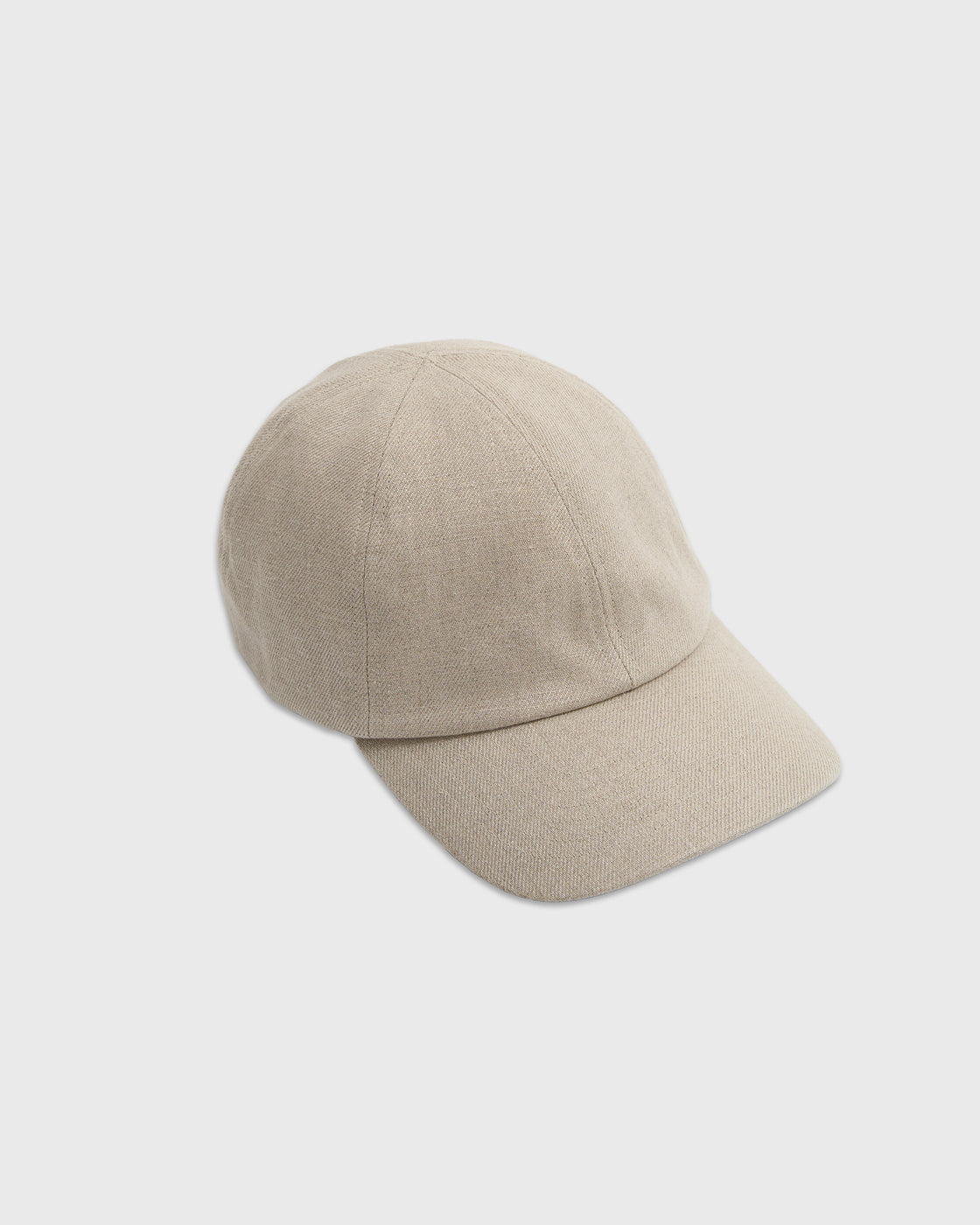 MATURE HA._MIL Linen Trainer Cap, Naturel