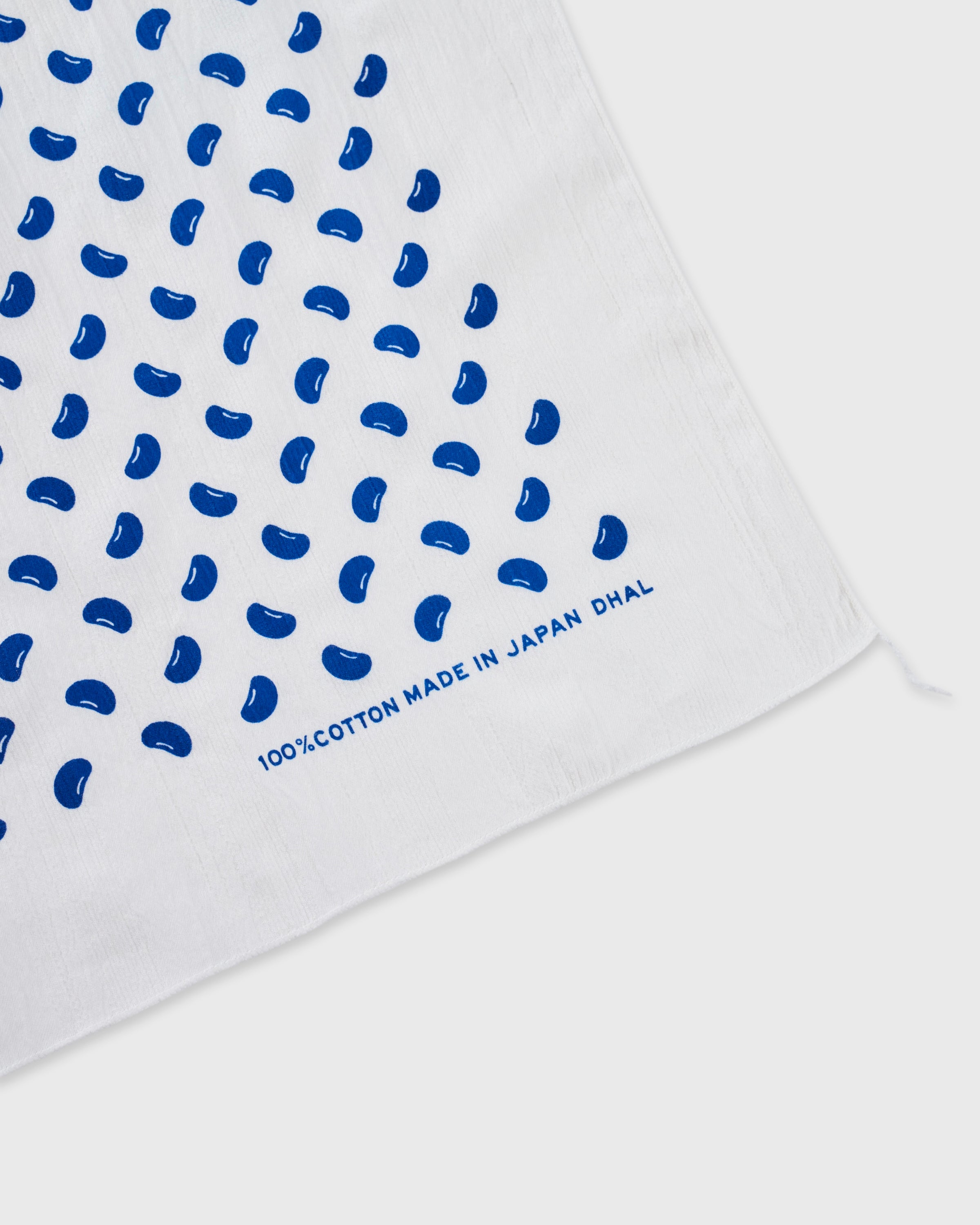 Dhal Dobby Lace Stripe Mame Bandana, Blue