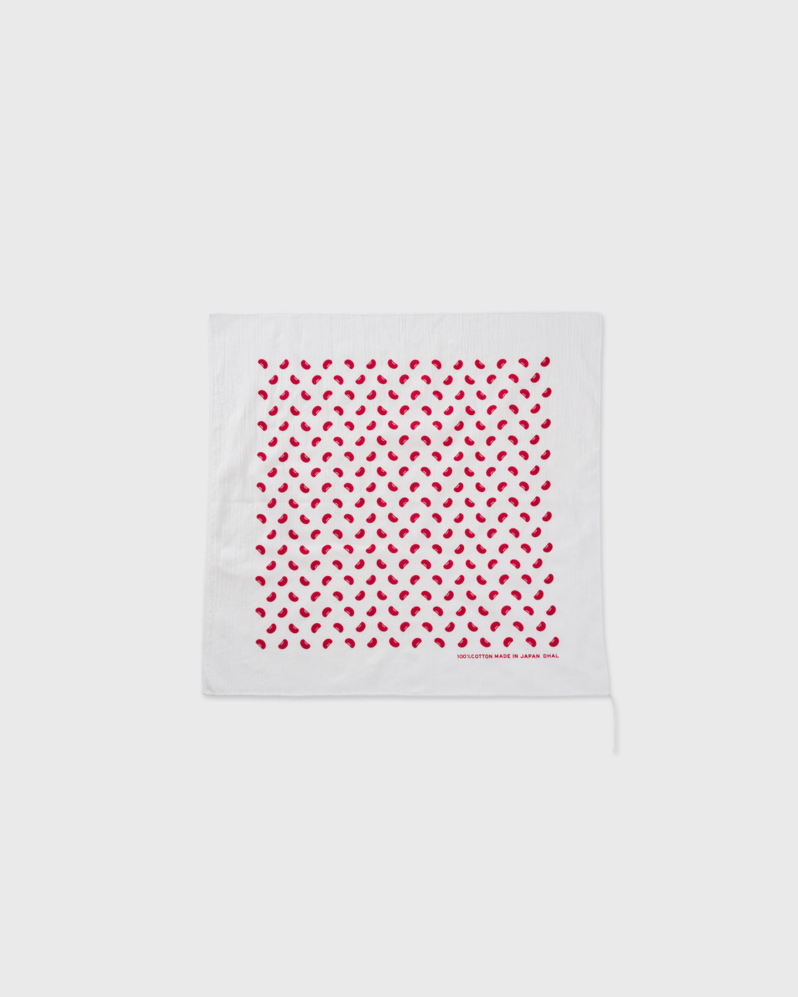 Dhal Dobby Lace Stripe Mame Bandana, Red