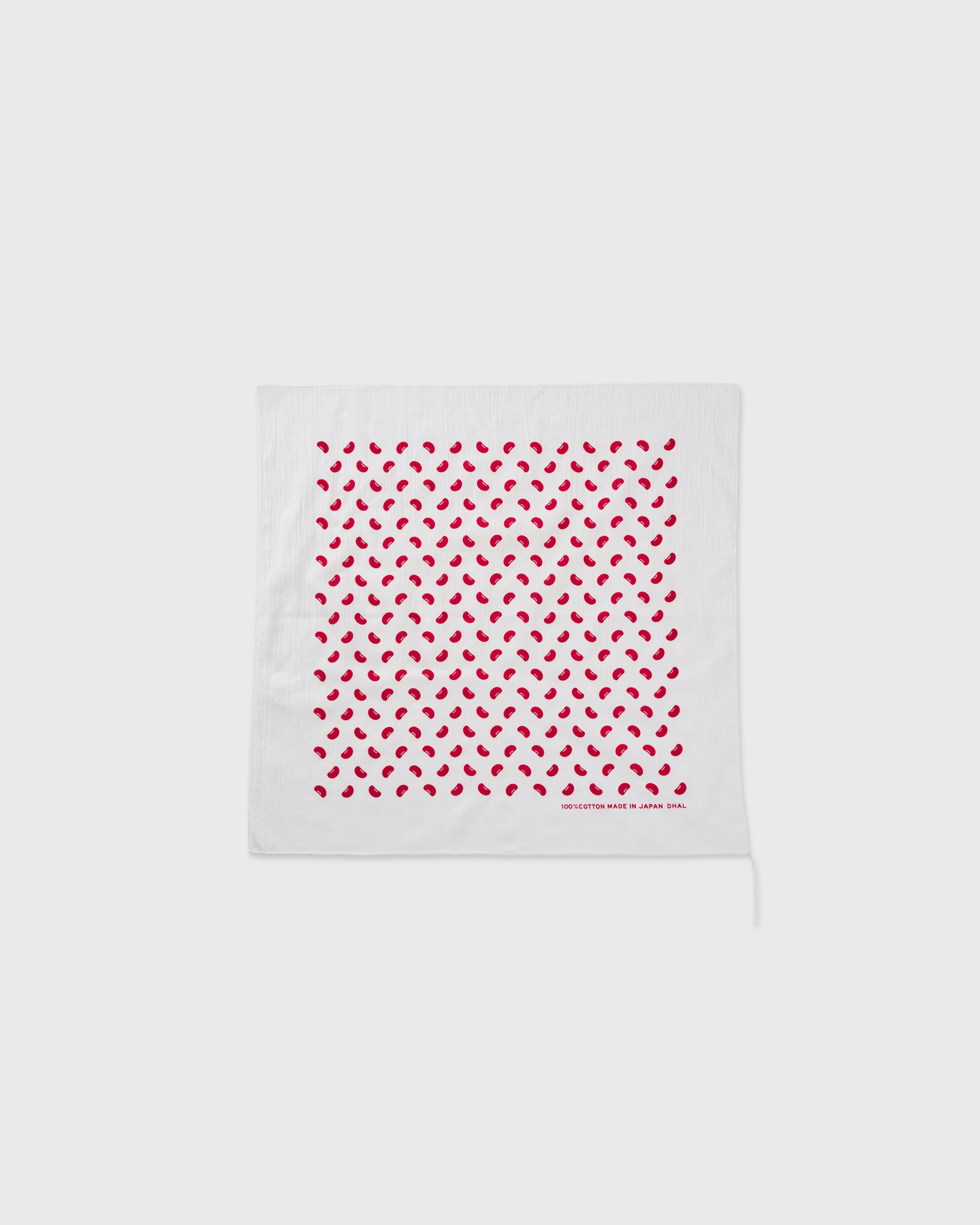 Dhal Dobby Lace Stripe Mame Bandana, Red