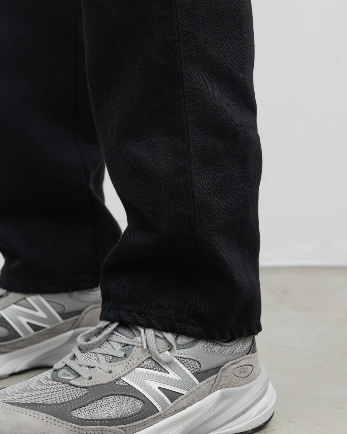 Oblada Hemp Denim Pants, Black