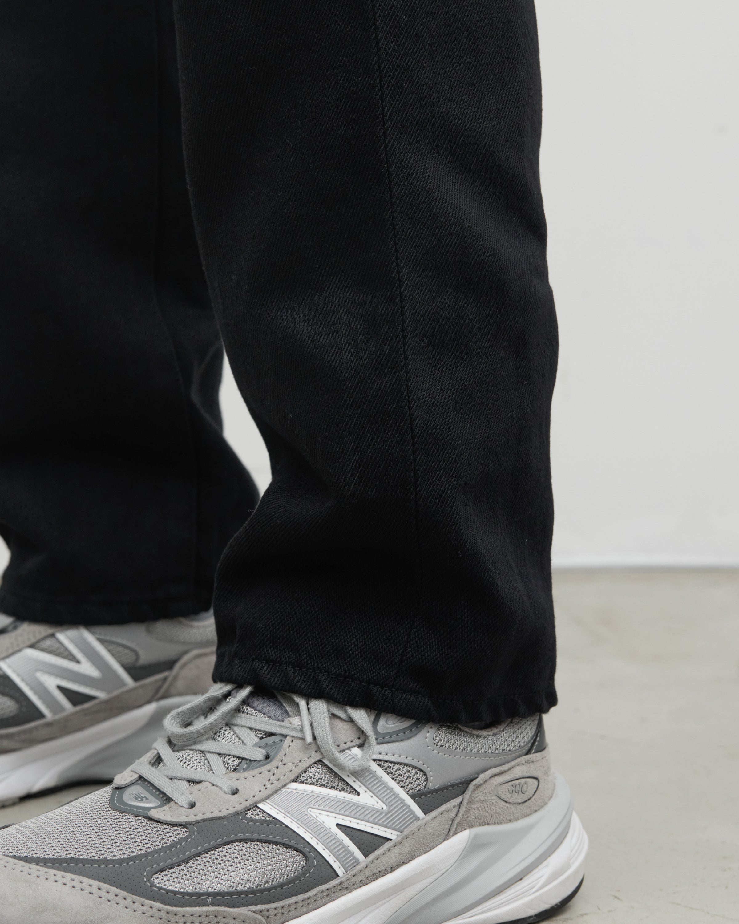 Oblada Hemp Denim Pants, Black