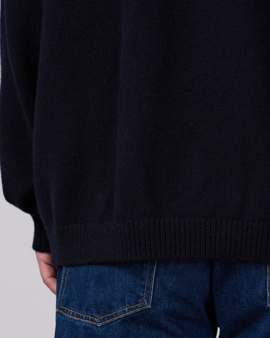 Oblada William Crew Neck Knit, Navy