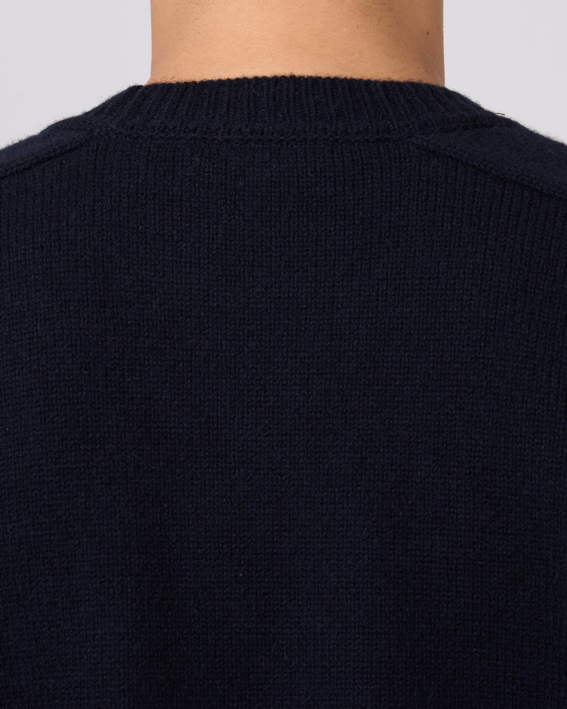 Oblada William Crew Neck Knit, Navy