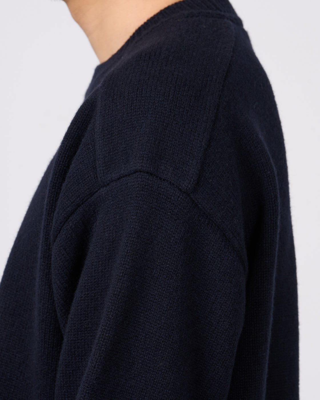 Oblada William Crew Neck Knit, Navy