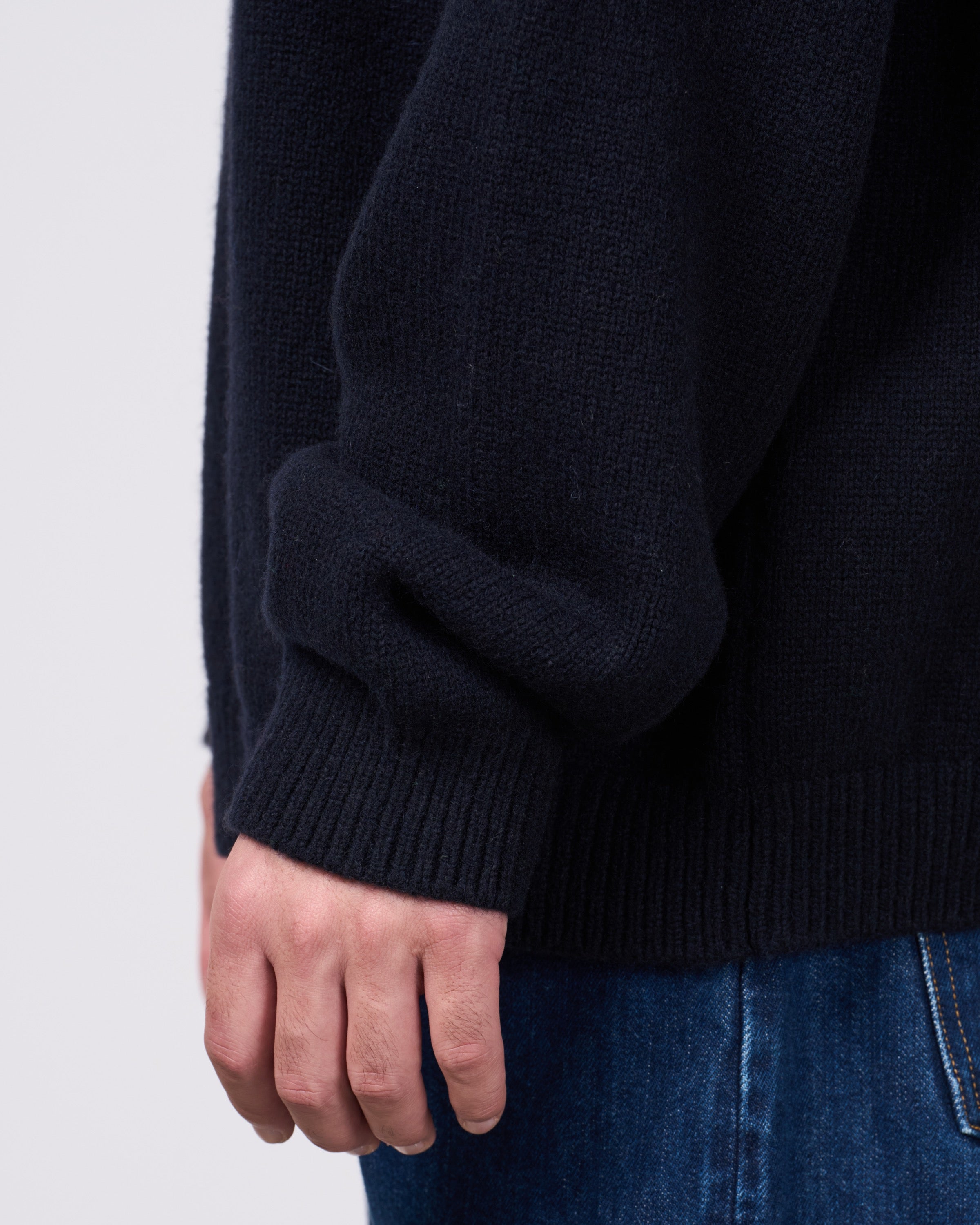 Oblada William Crew Neck Knit, Navy