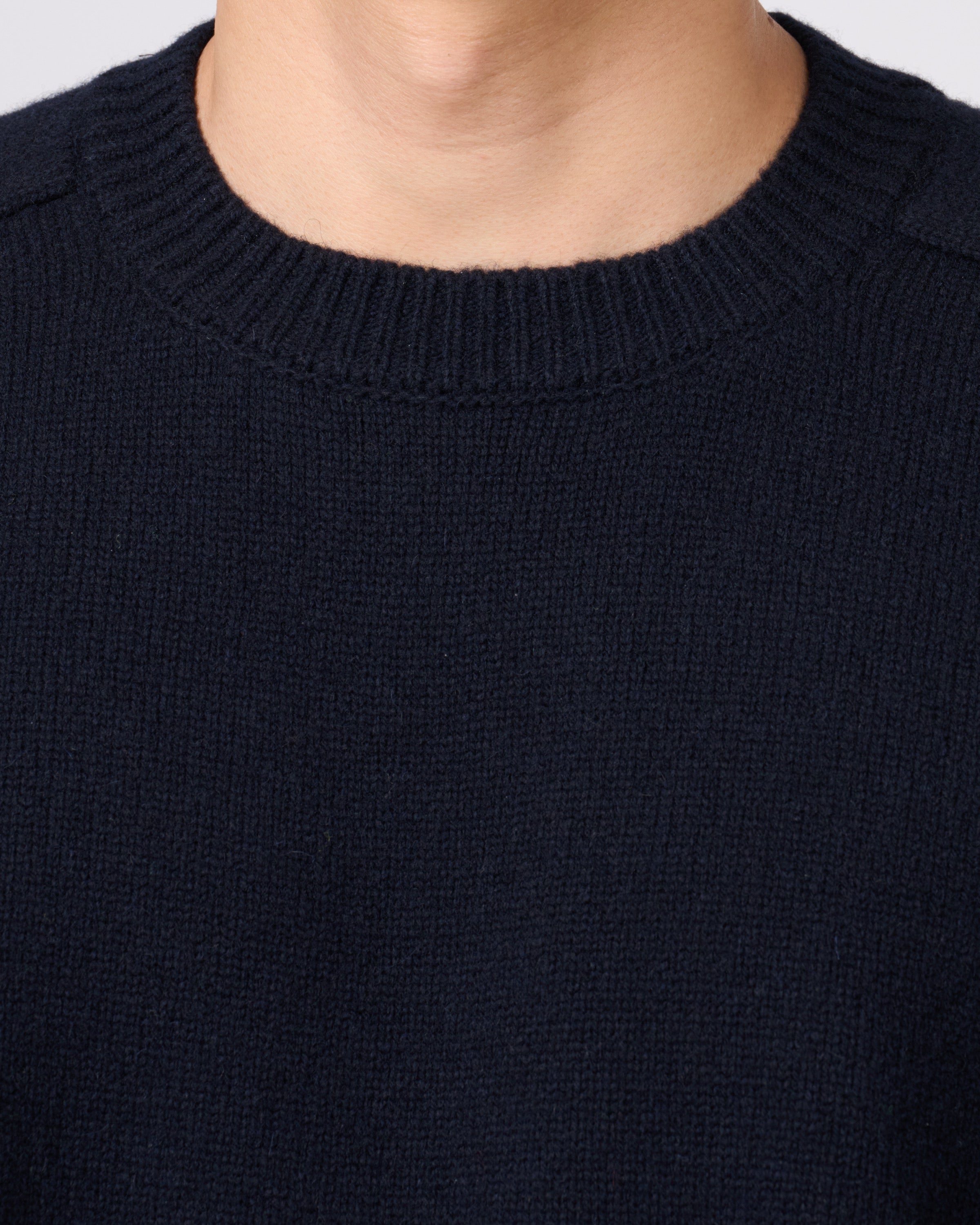 Oblada William Crew Neck Knit, Navy