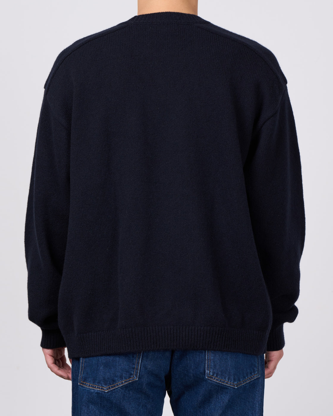 Oblada William Crew Neck Knit, Navy