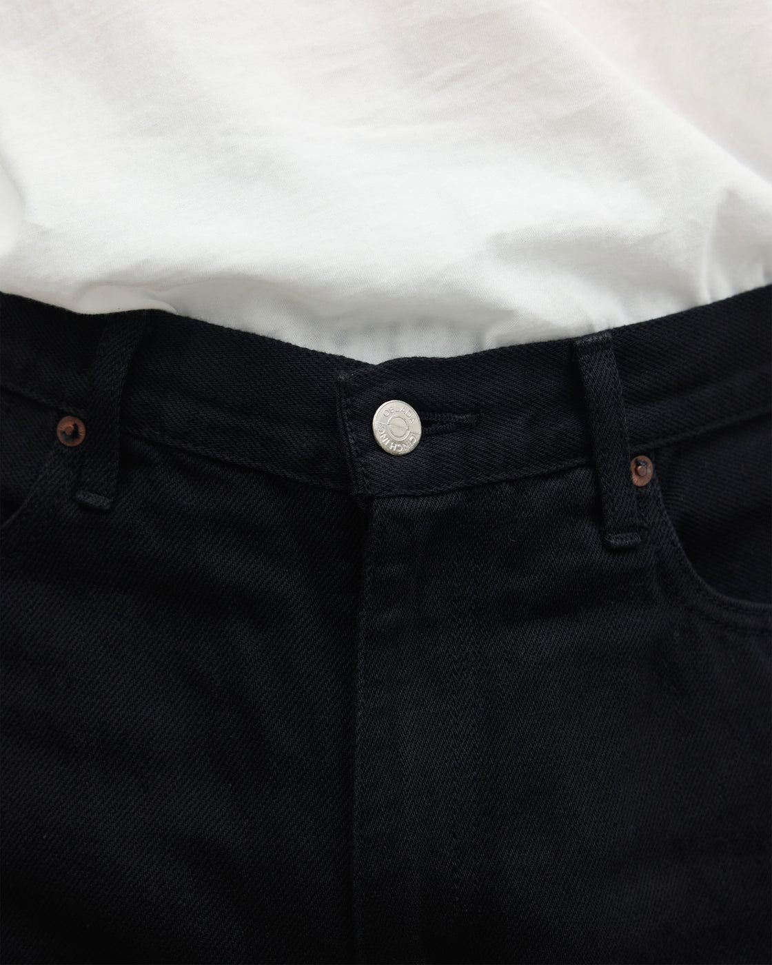 Oblada Hemp Denim Pants, Black