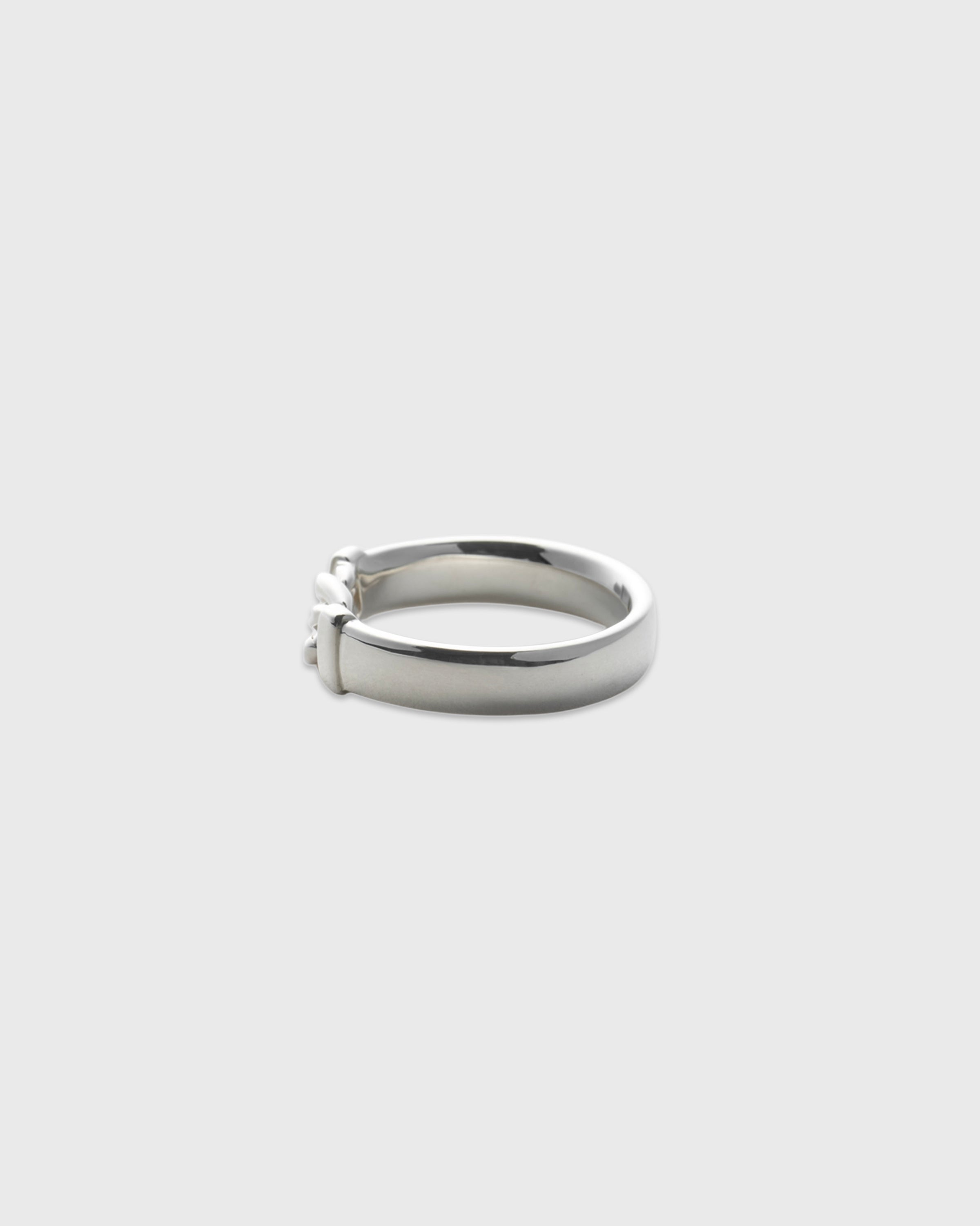 Garden of eden 26SS-058 Point Curb Ring, Silver