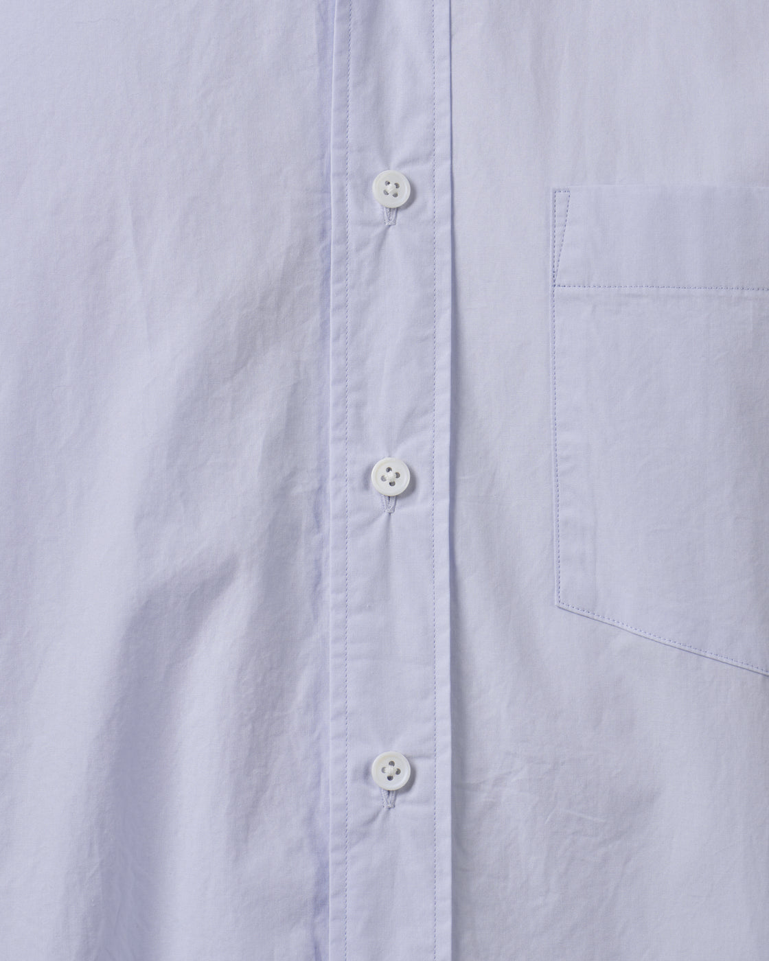 S H Cotton Regular Collar Shirt, Light Blue