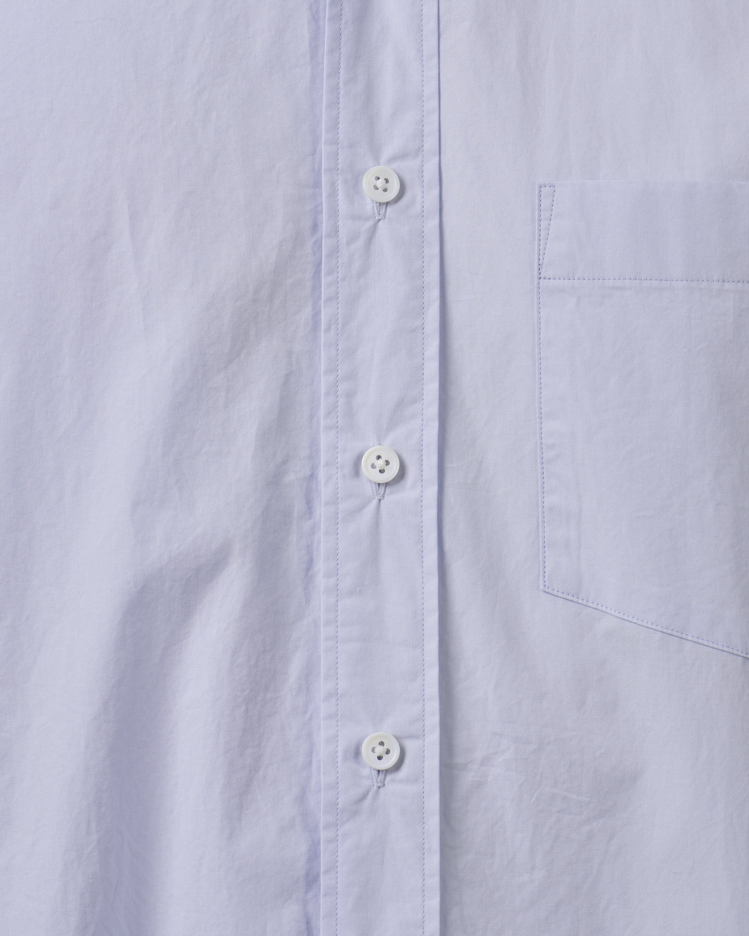 S H Cotton Regular Collar Shirt, Light Blue