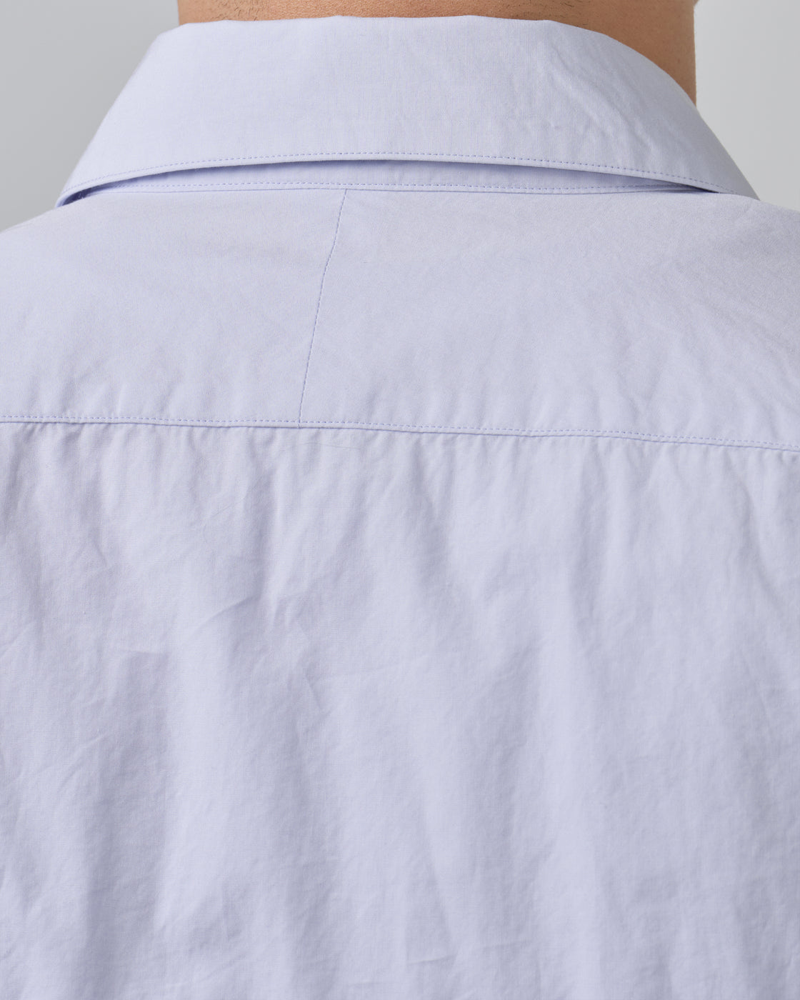 S H Cotton Regular Collar Shirt, Light Blue