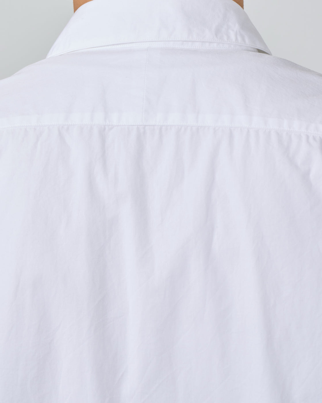 S H Cotton Regular Collar Shirt, White