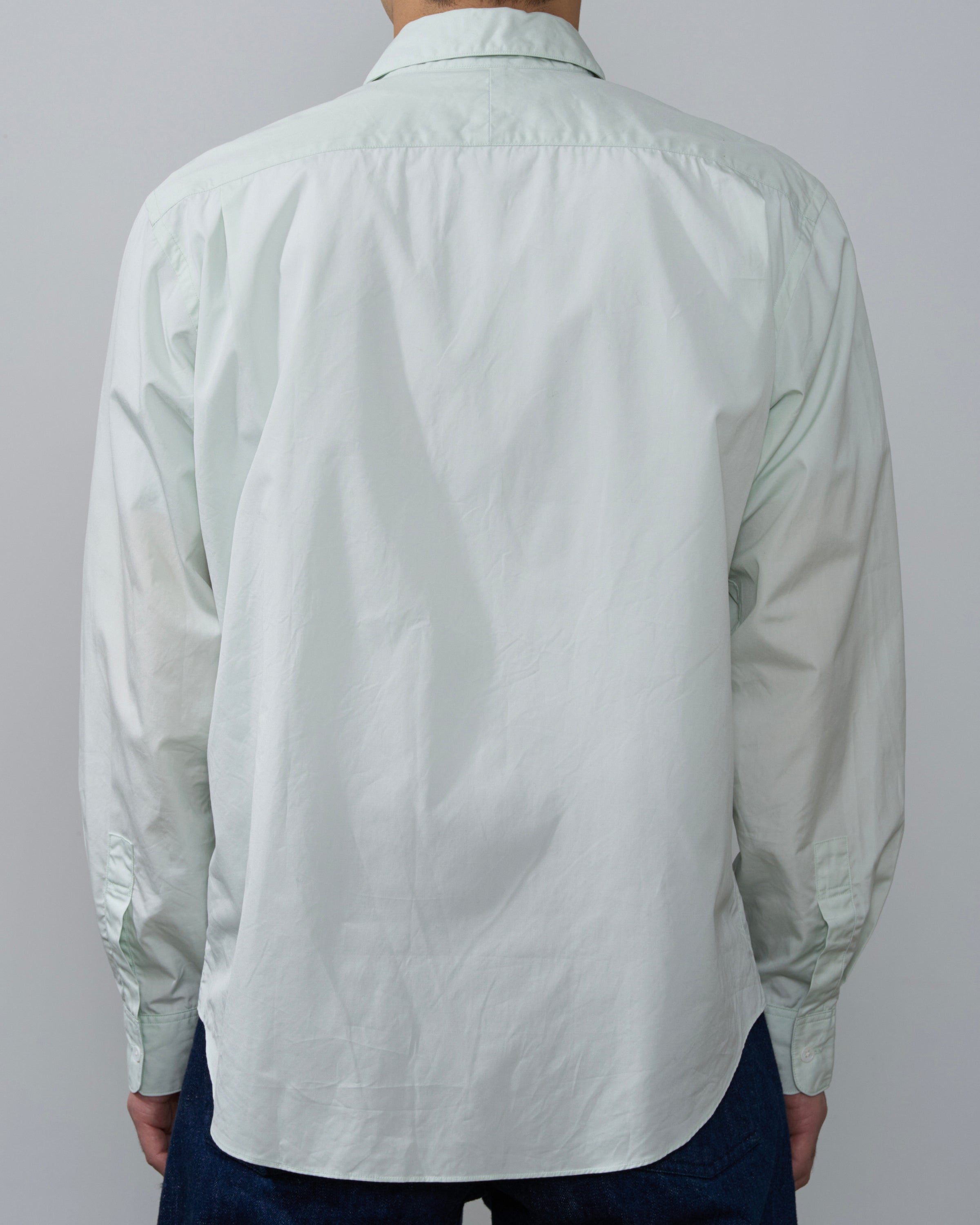 S H Regular Collar Shirt, Light Green