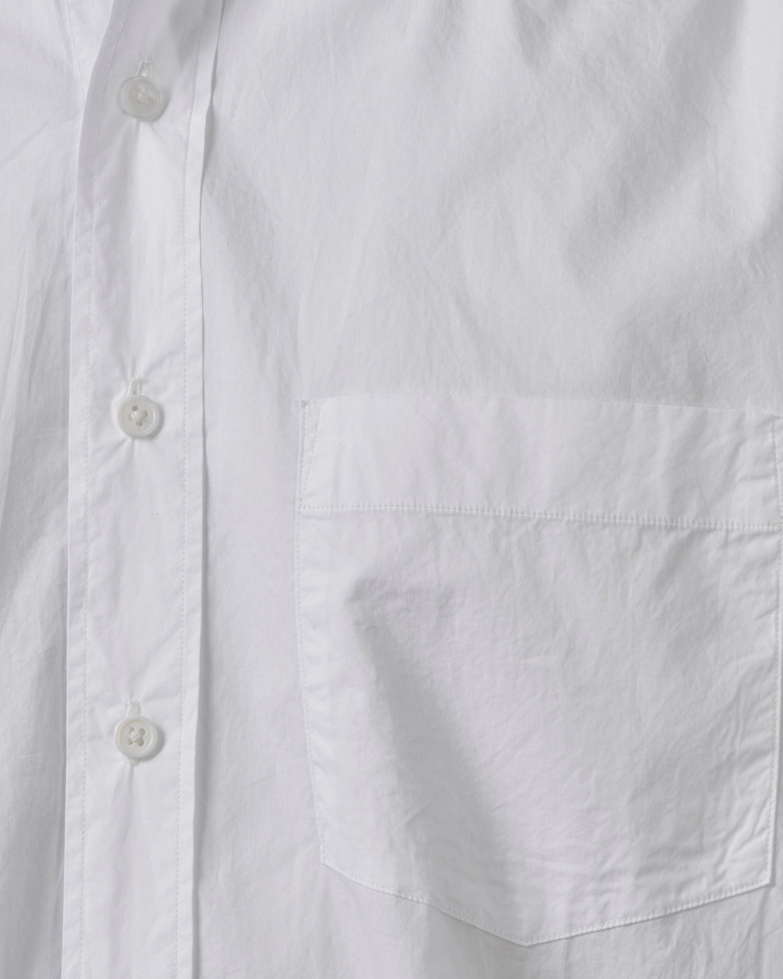 S H Cotton Regular Collar Shirt(Alumo), White