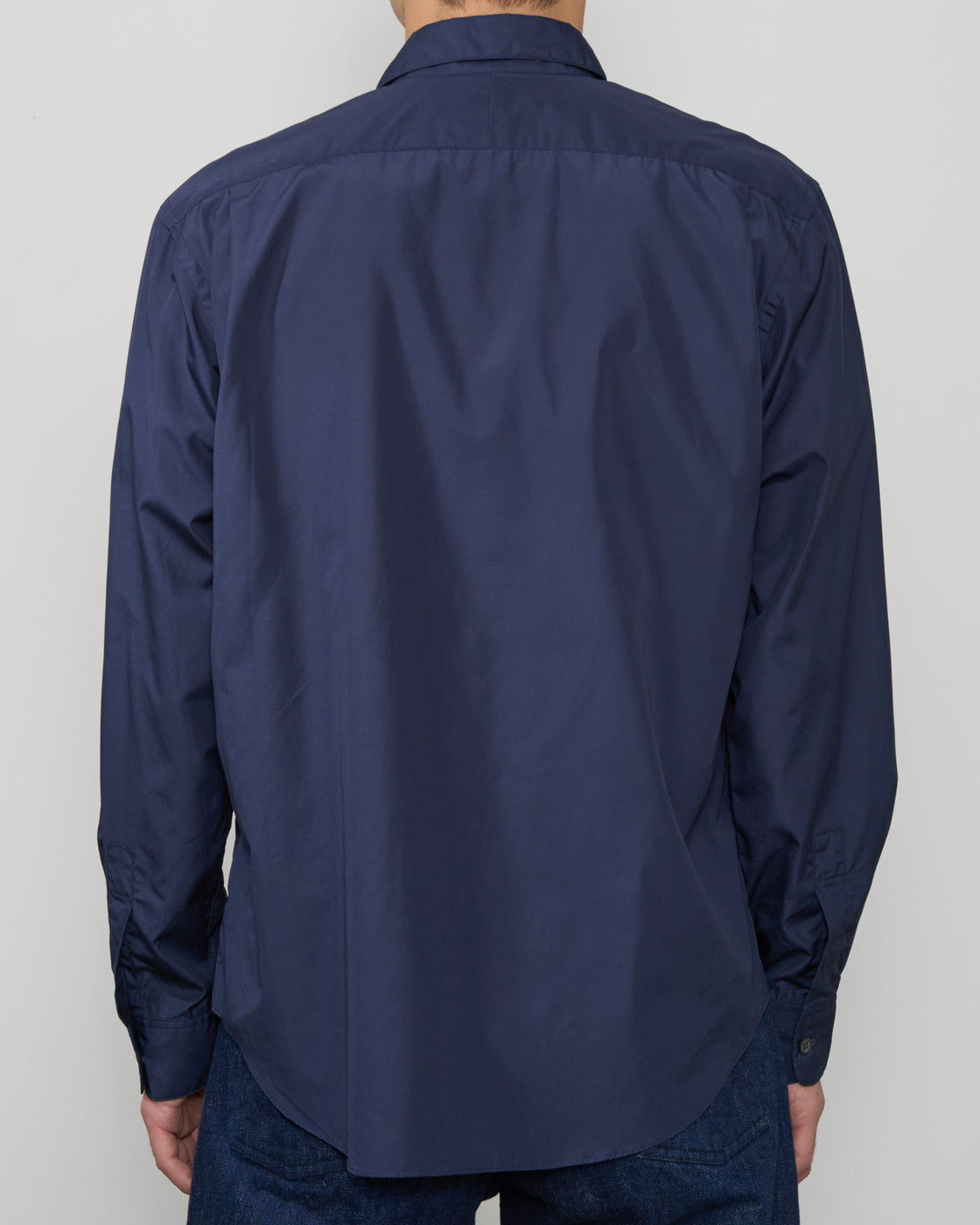 S H Regular Collar Shirt, Navy