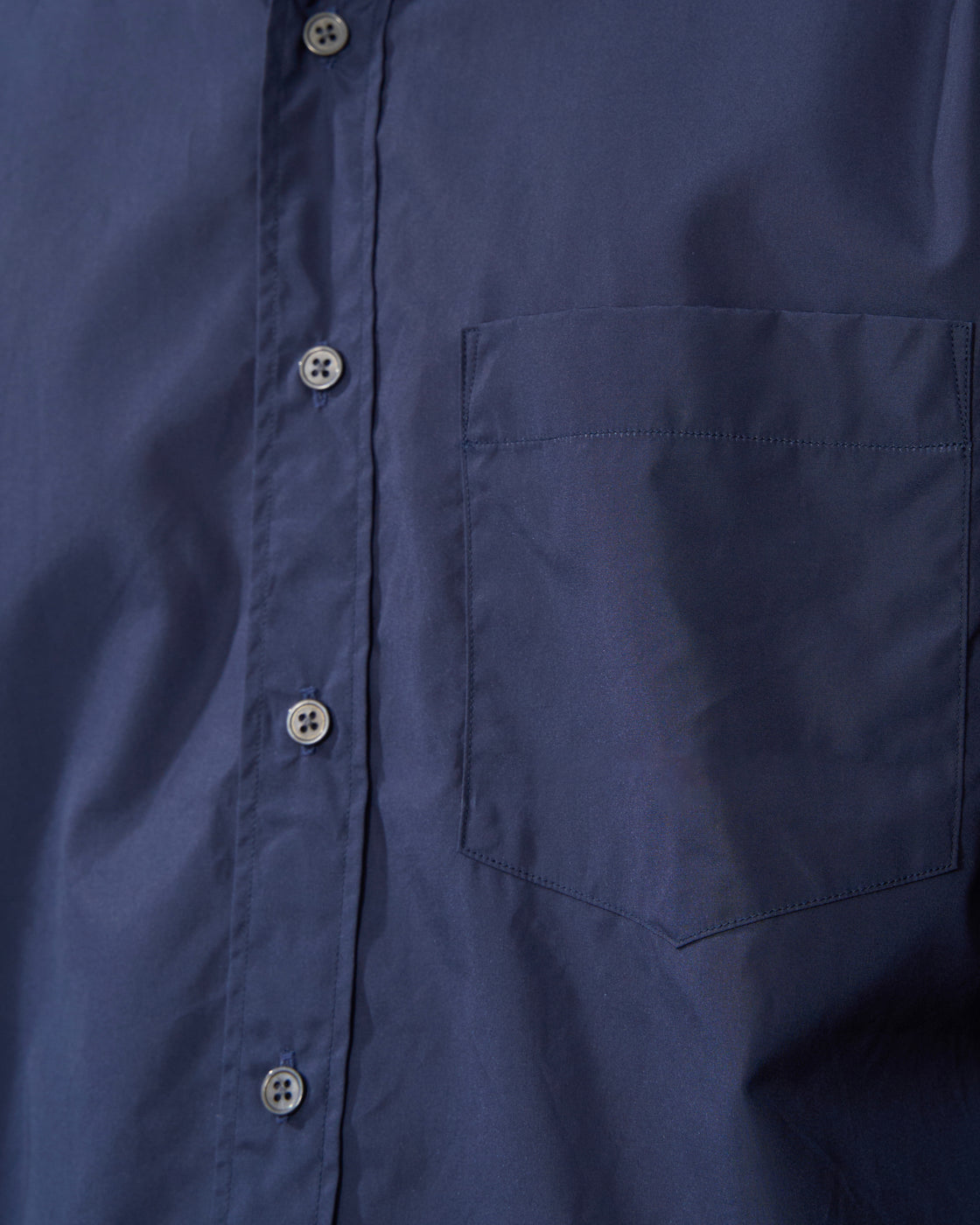 S H Regular Collar Shirt, Navy