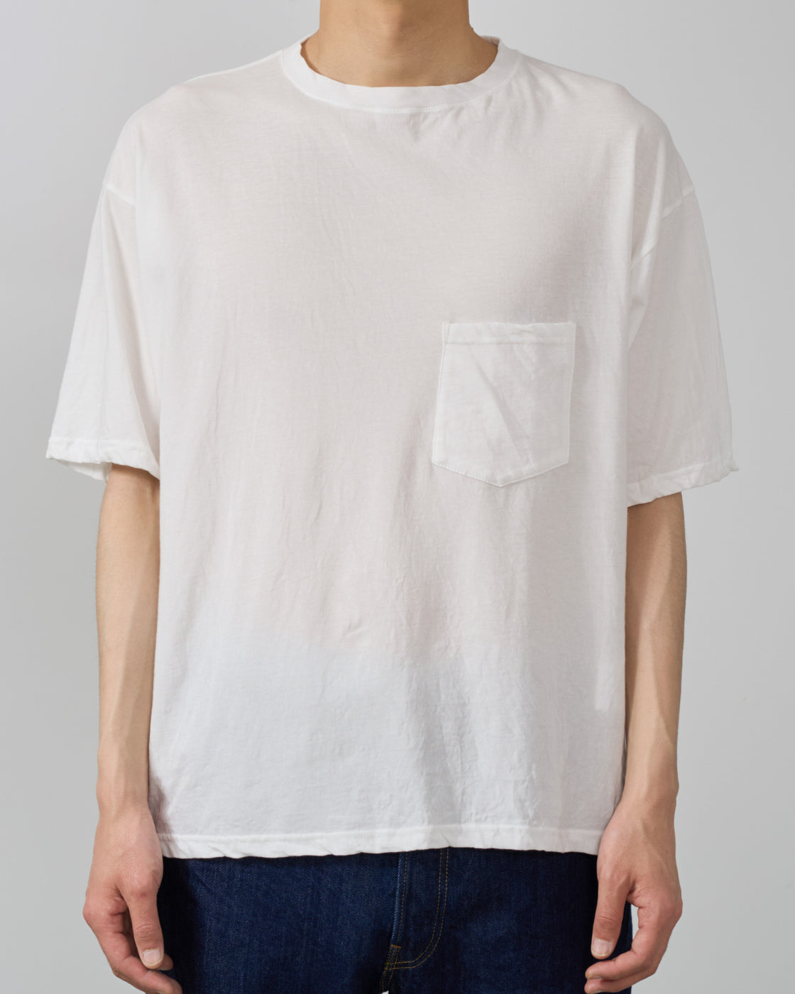 1027 25SS Cutsew Short Sleeve, White
