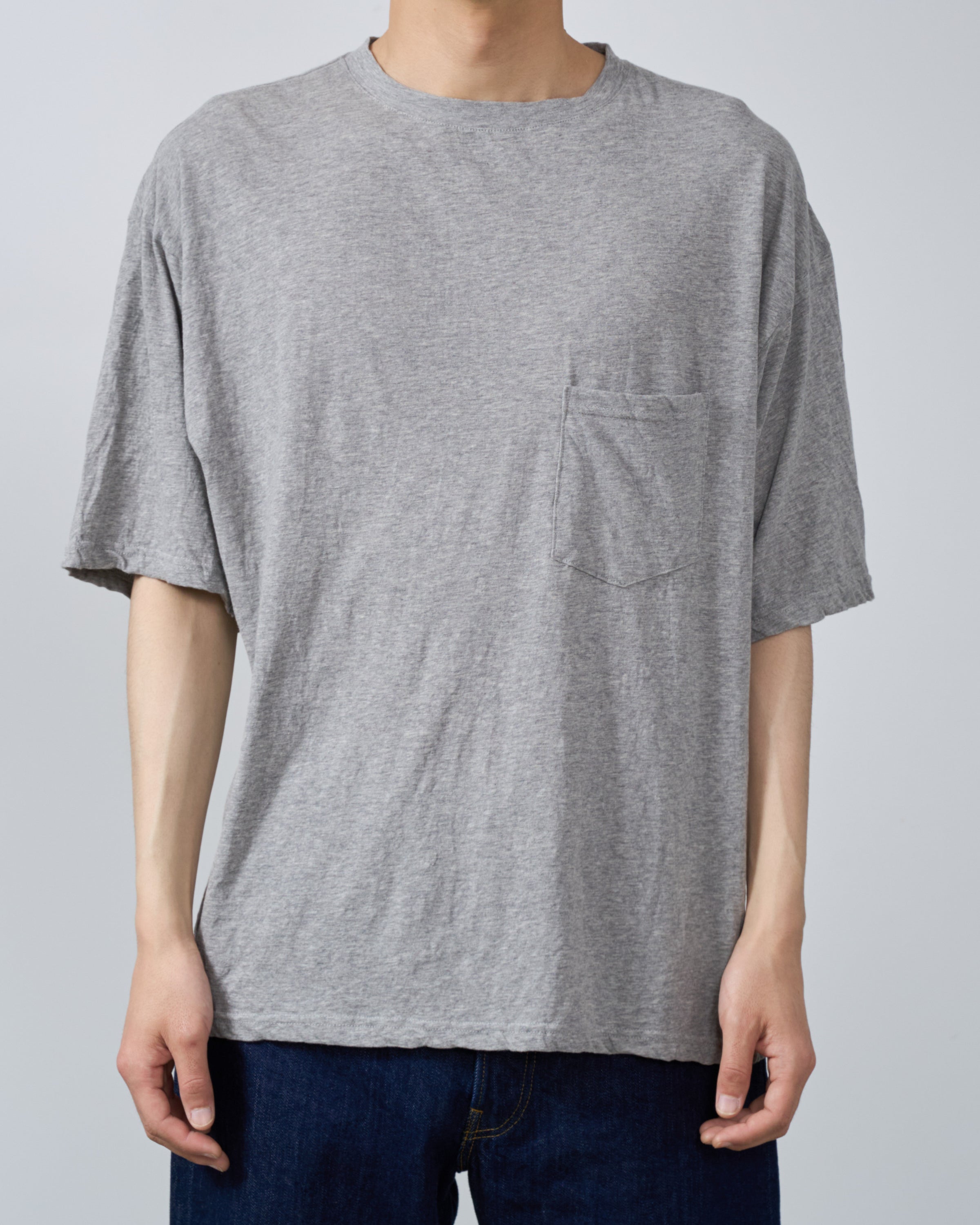 1027 25SS Cutsew Short Sleeve, Grey