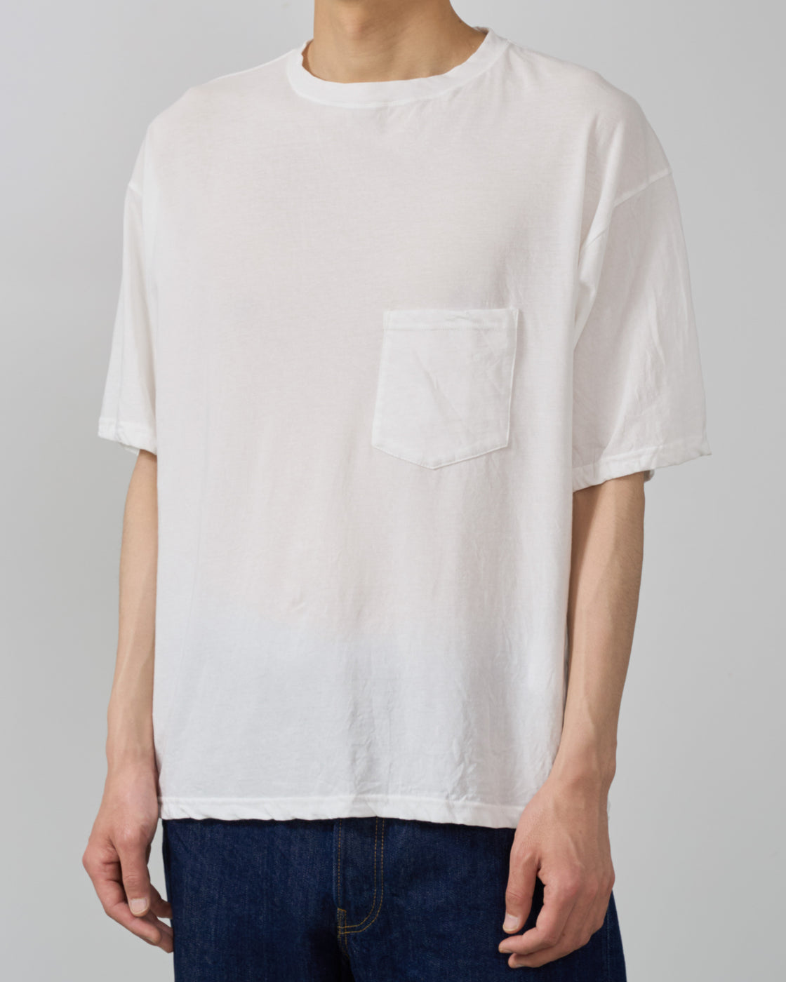 1027 25SS Cutsew Short Sleeve, White