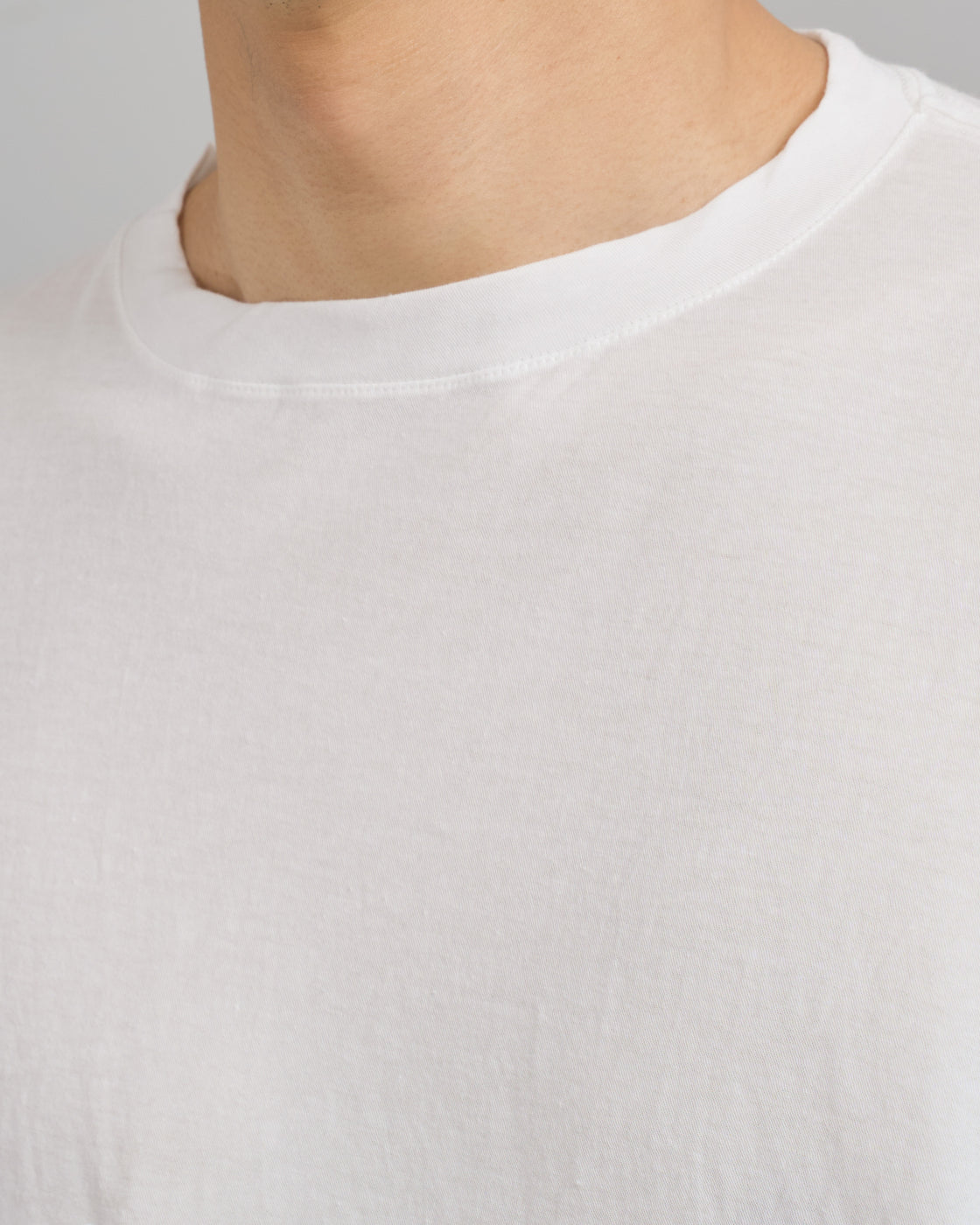 1027 25SS Cutsew Long Sleeve, White