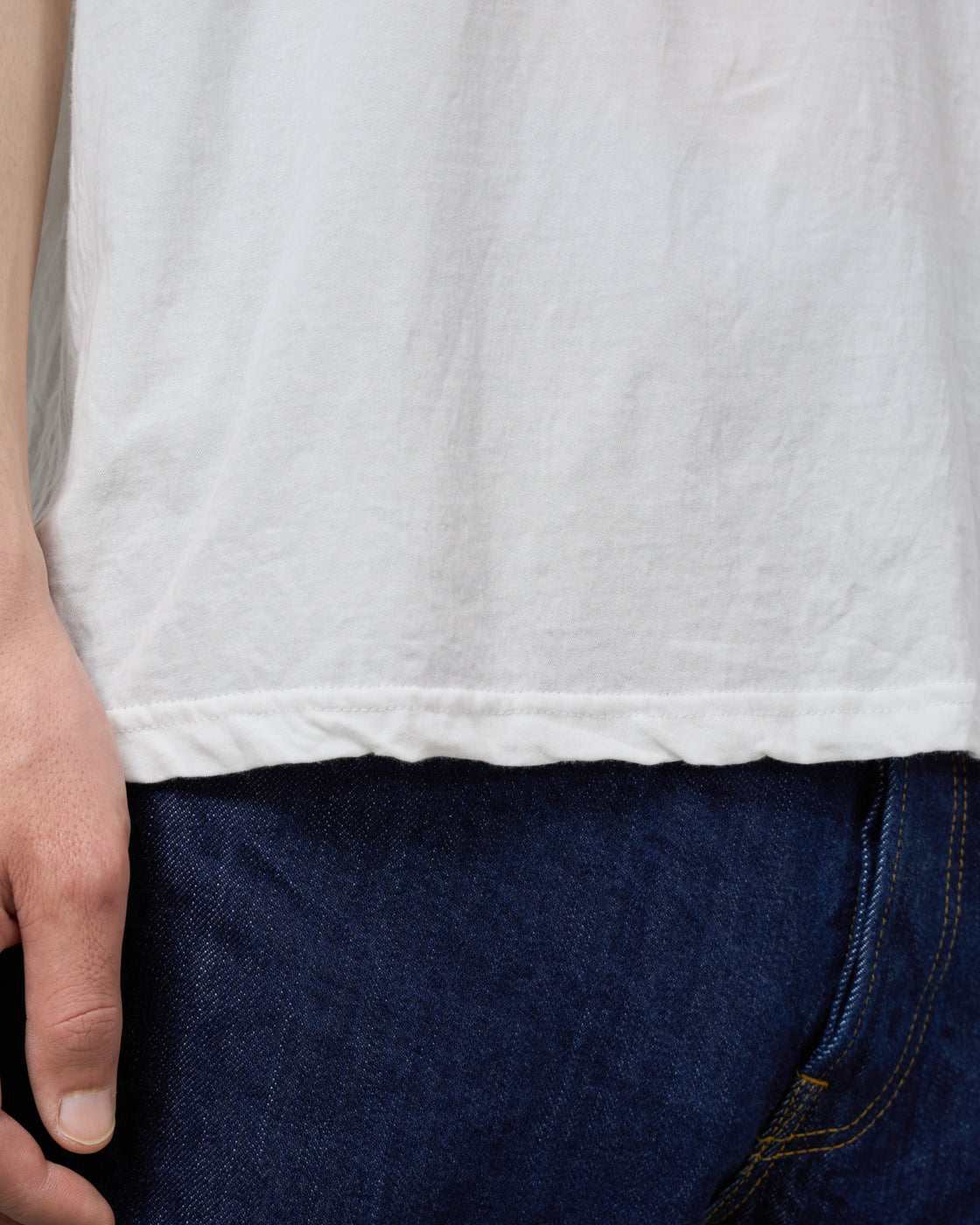 1027 25SS Cutsew Short Sleeve, White