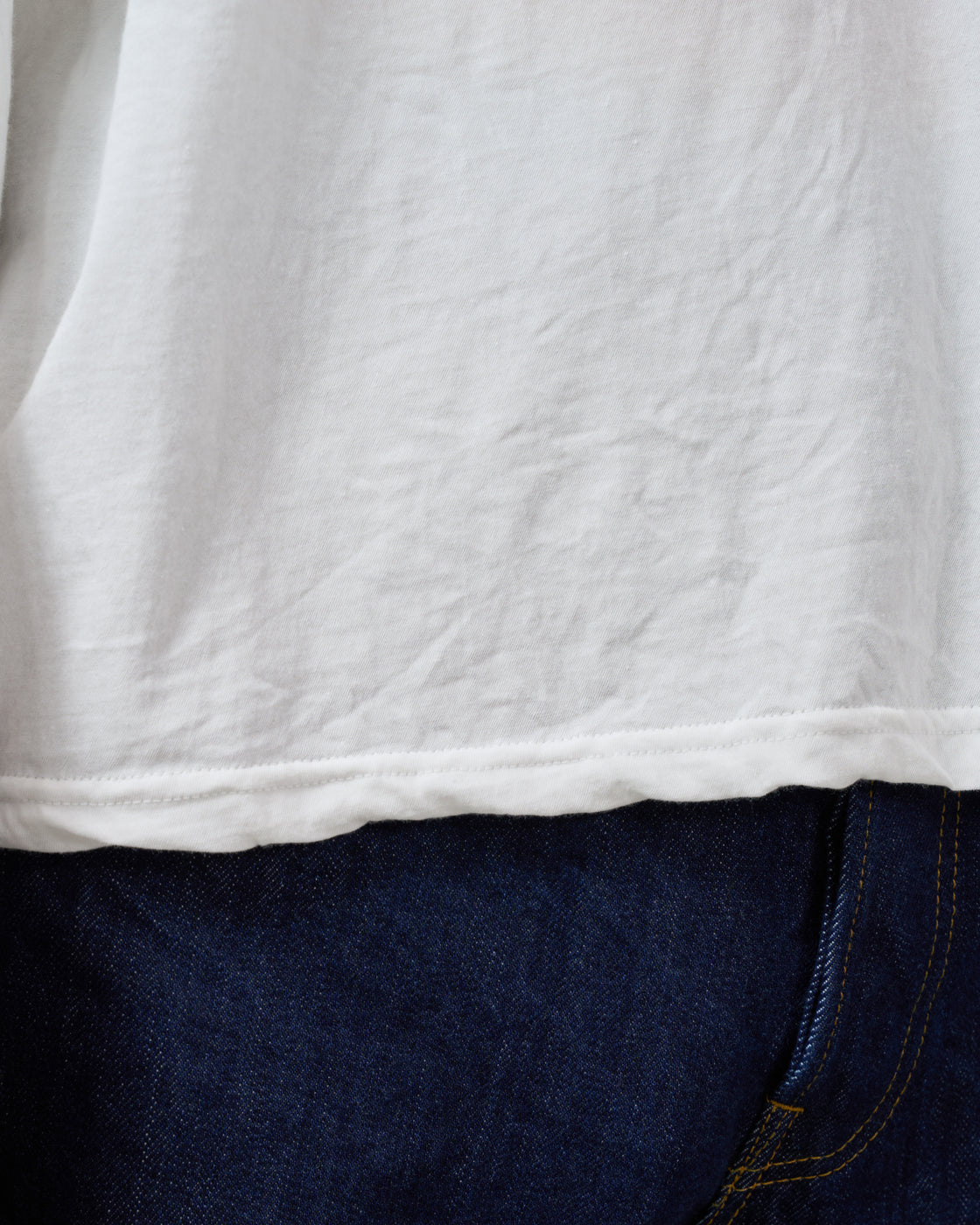 1027 25SS Cutsew Long Sleeve, White