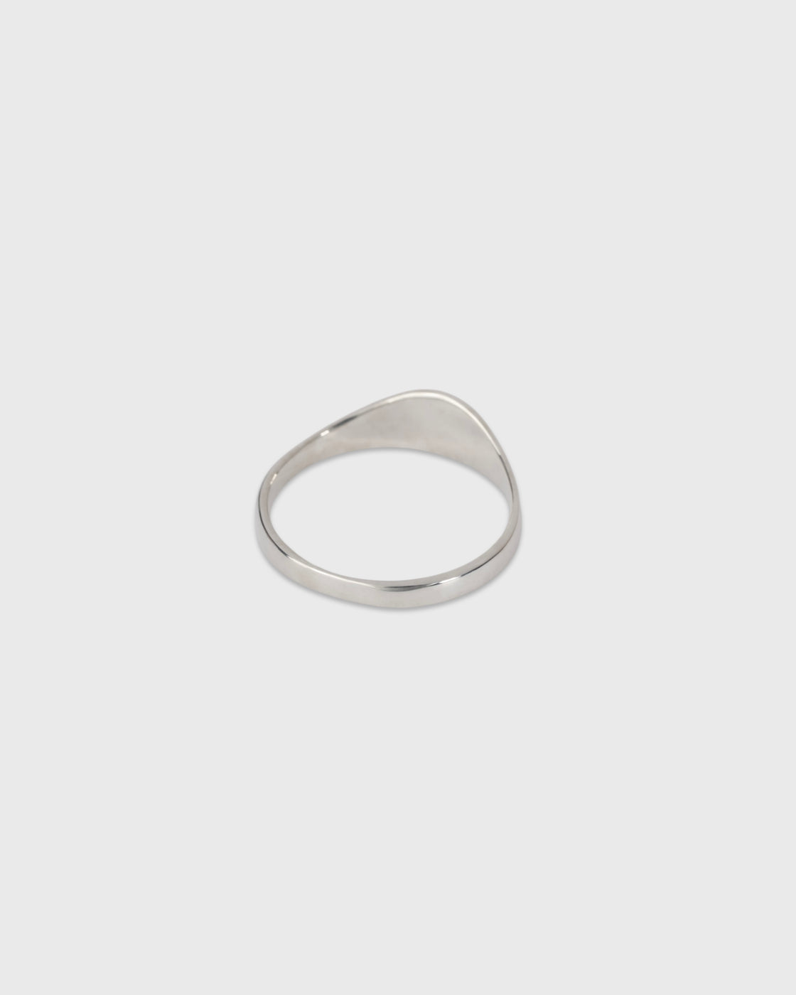 Garden of eden 23AW-014 Signet Break Ring Small, Silver & 9KGold