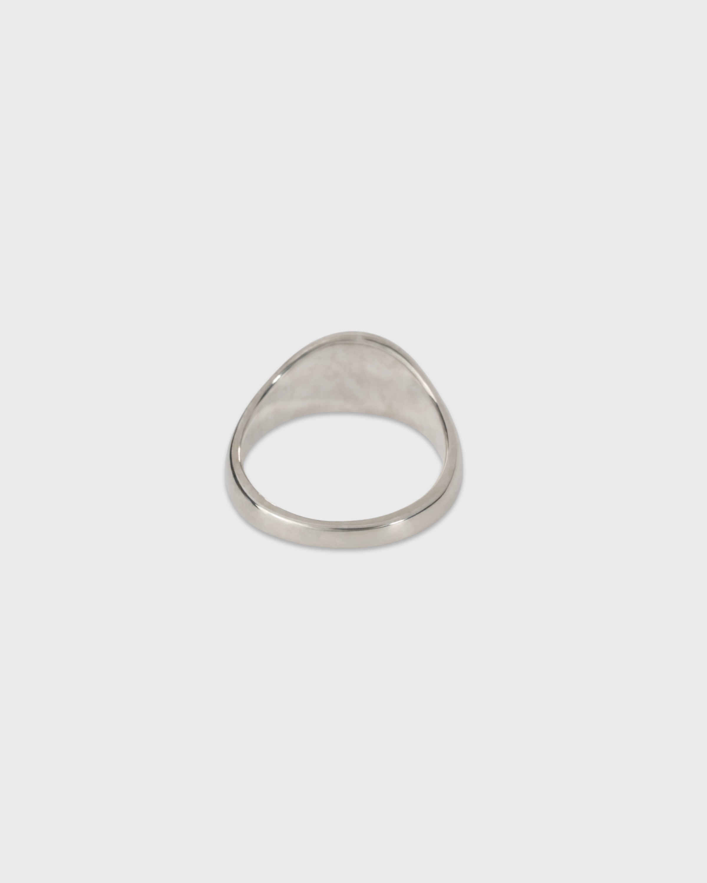 Garden of eden 23AW-018 Signet Break Ring Large, Silver & 9KGold