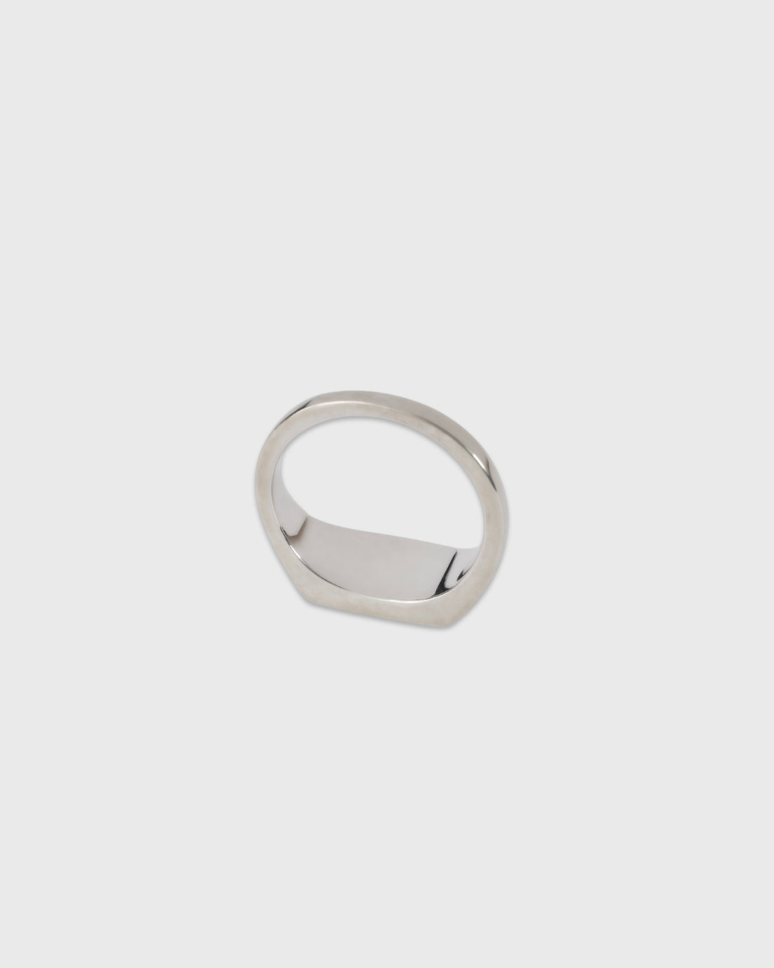 Garden of eden 23AW-018 Signet Break Ring Large, Silver & 9KGold