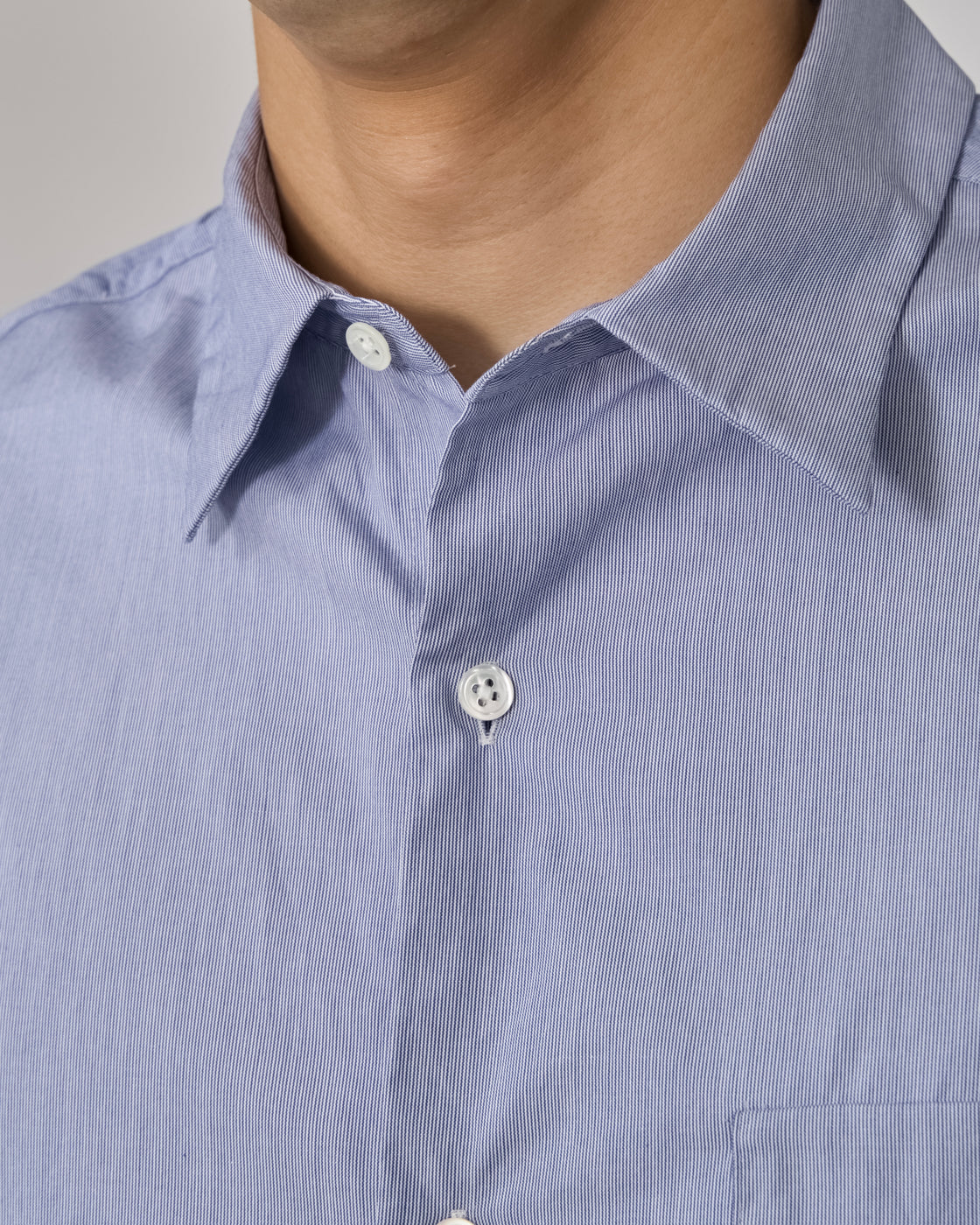 TOHNAI Regular Collar Shirt, Blue