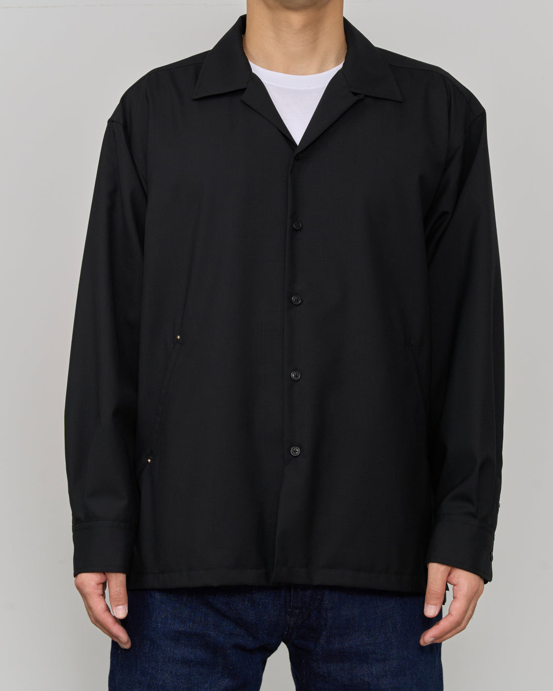 TOHNAI Shirt Jacket, Black