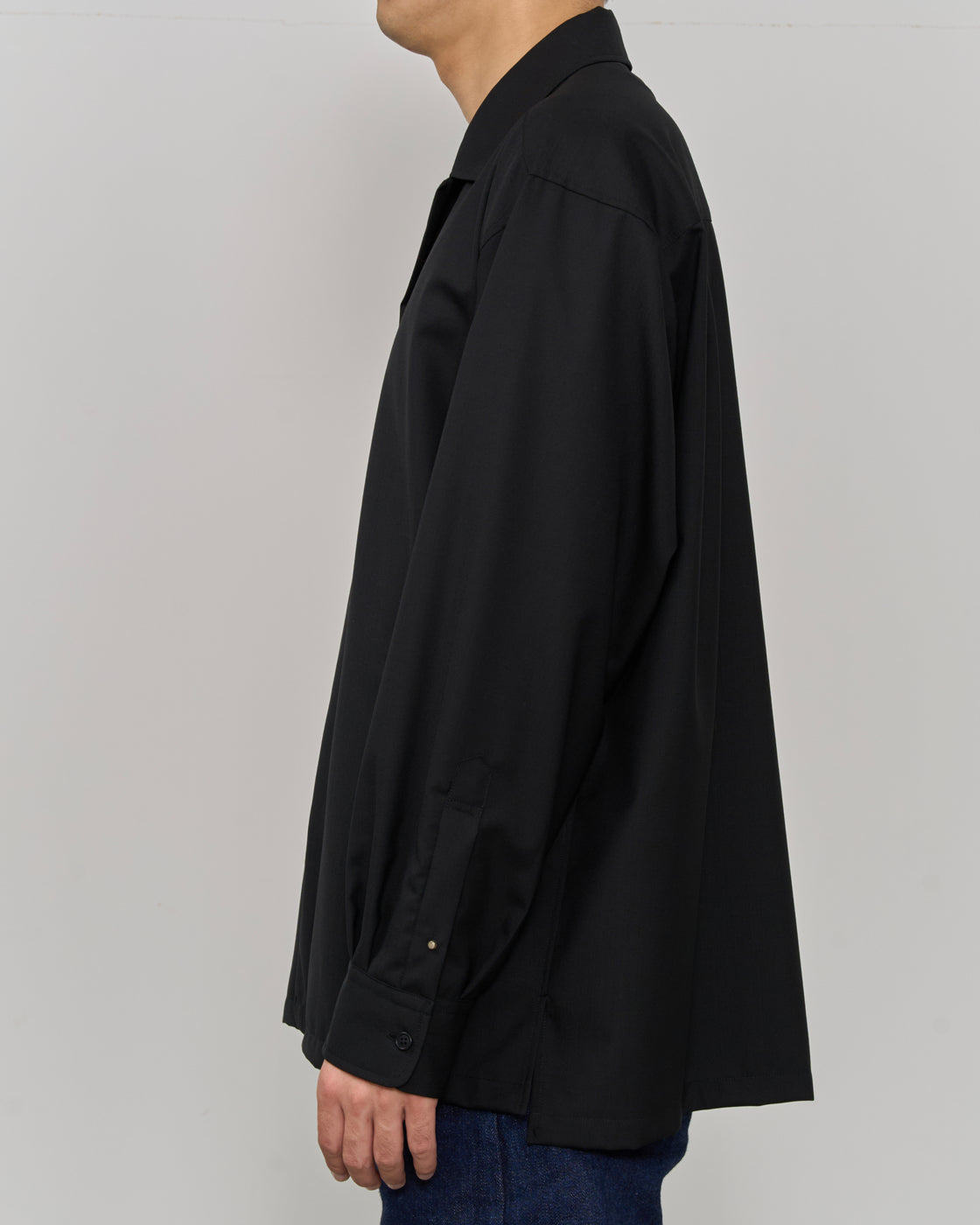 TOHNAI Shirt Jacket, Black