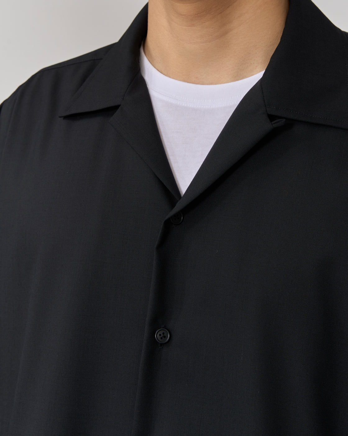 TOHNAI Shirt Jacket, Black