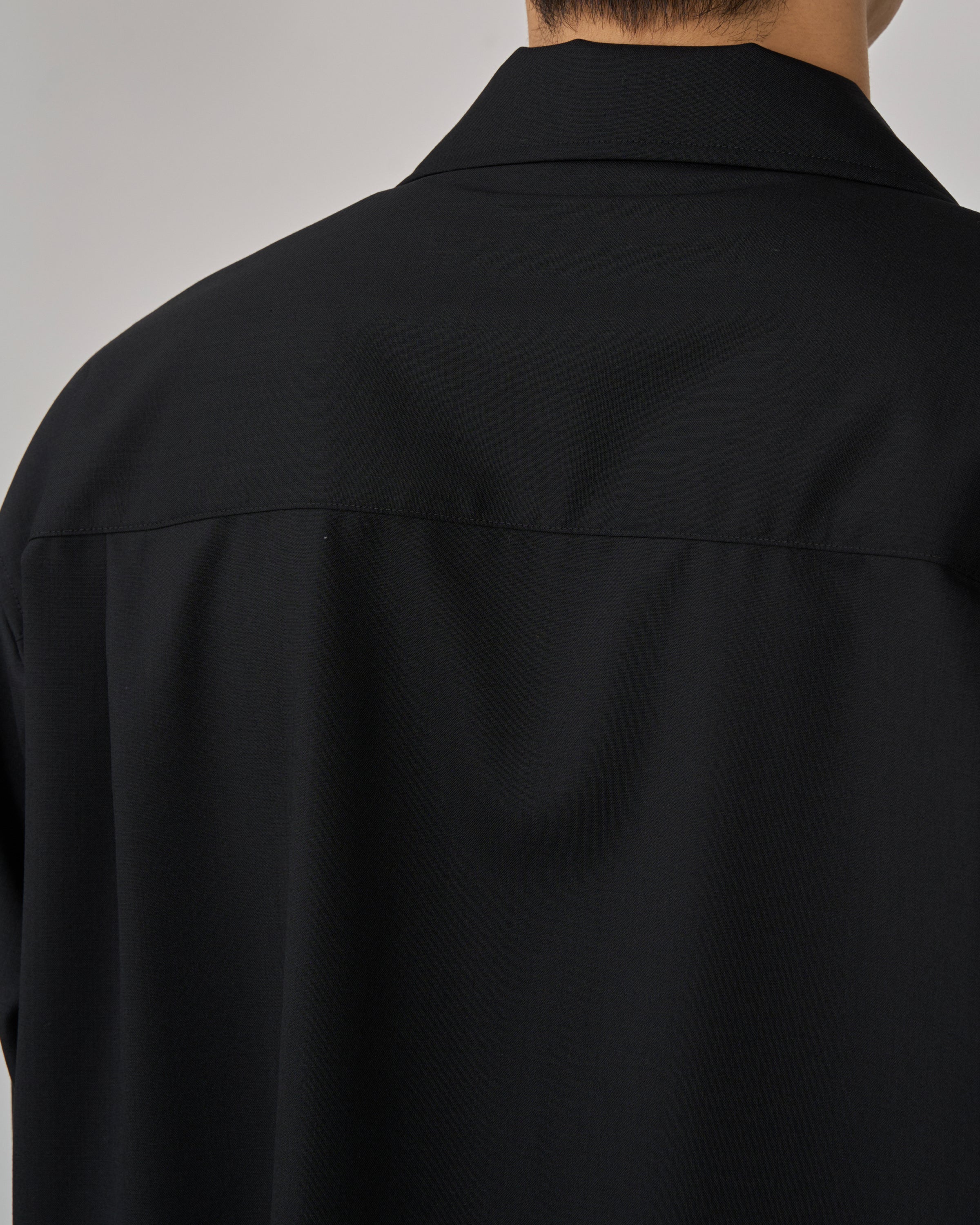 TOHNAI Shirt Jacket, Black