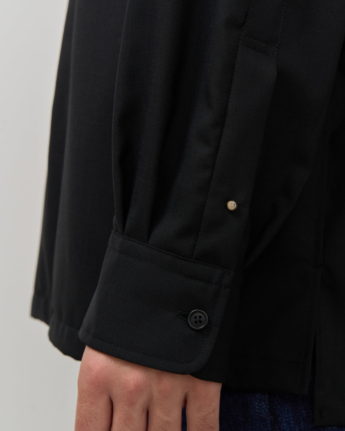 TOHNAI Shirt Jacket, Black