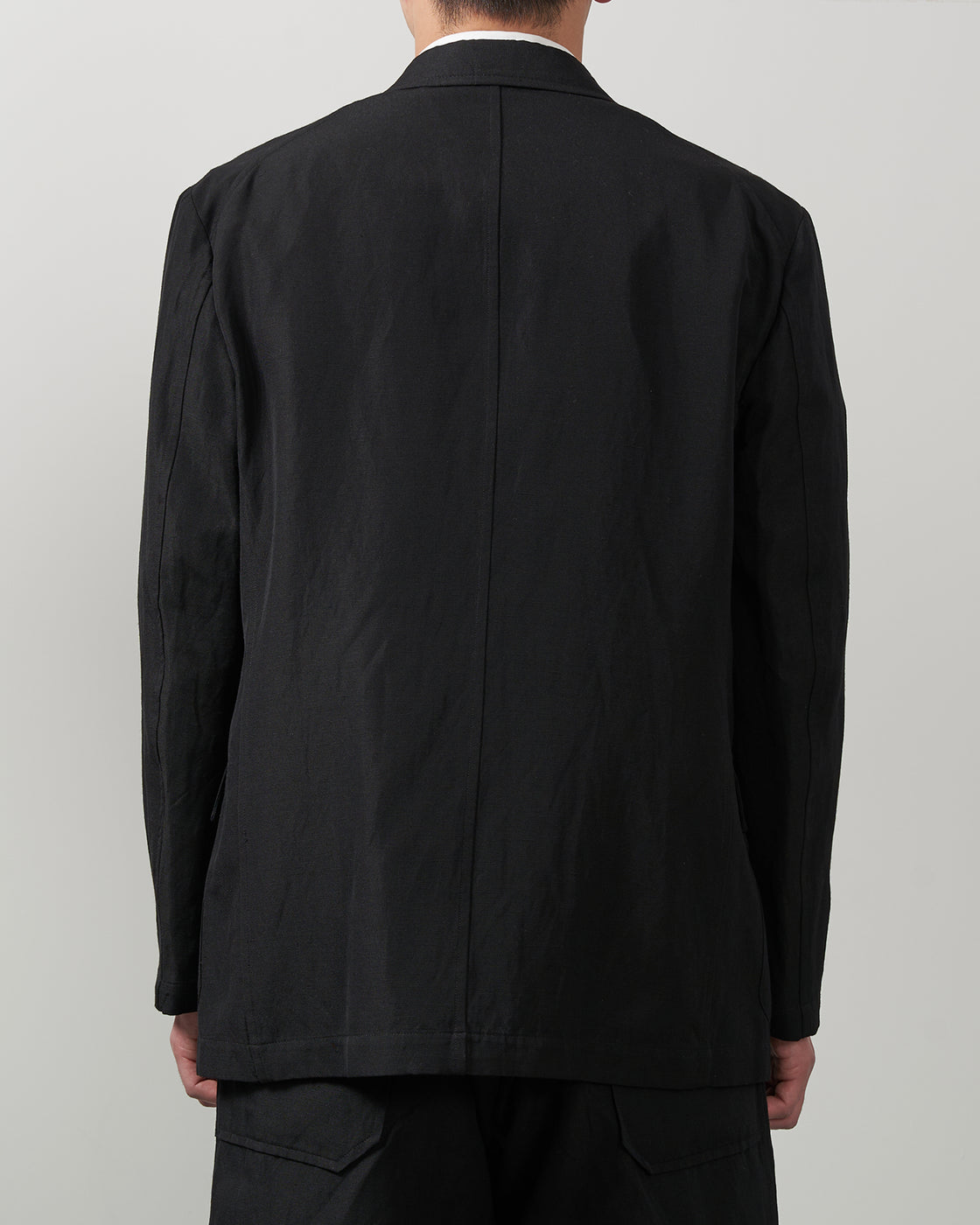 T&S Wool/Linen Jacket, Black